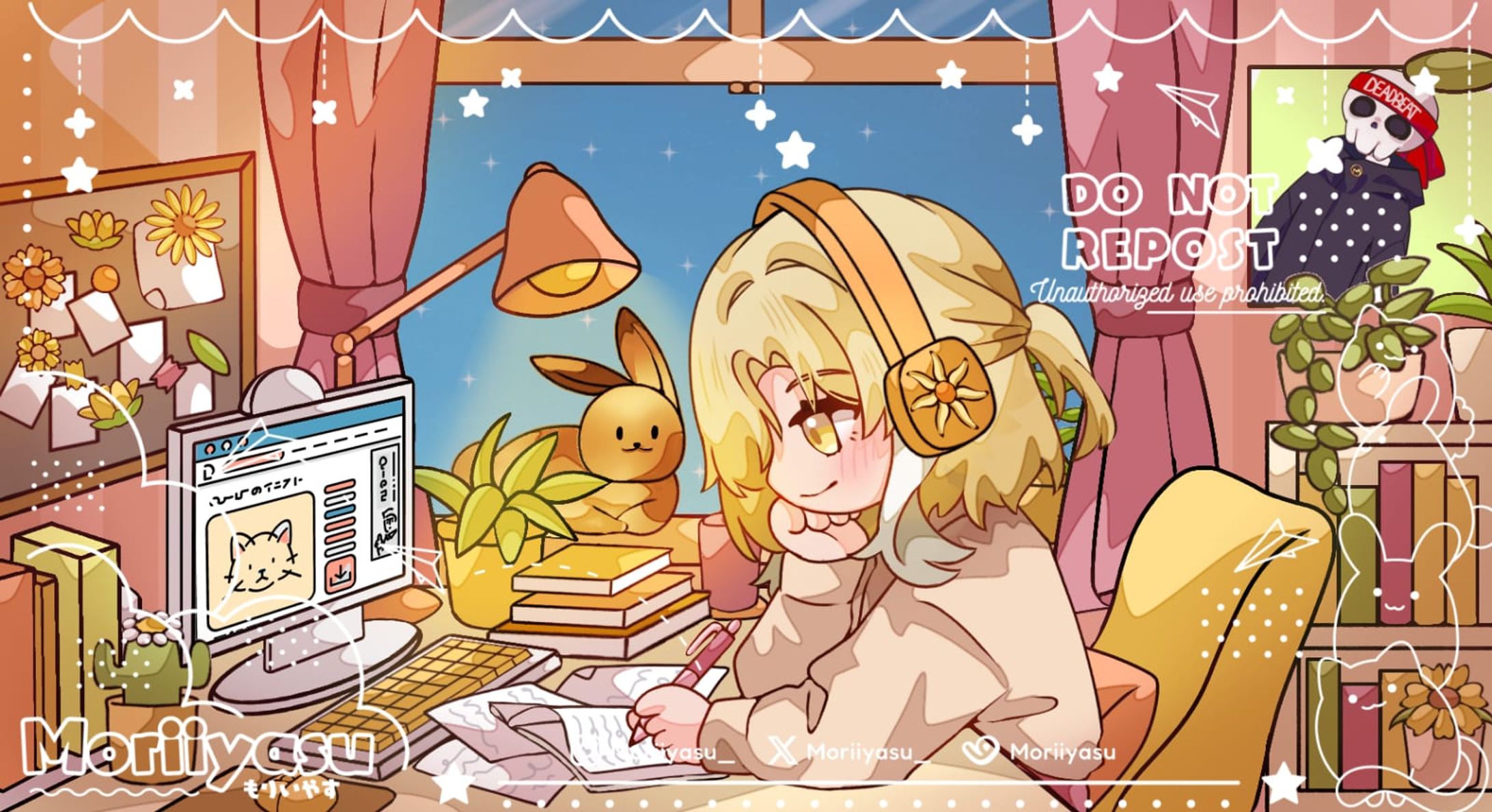 YCH Lo-Fi Girl♡‧₊˚-1