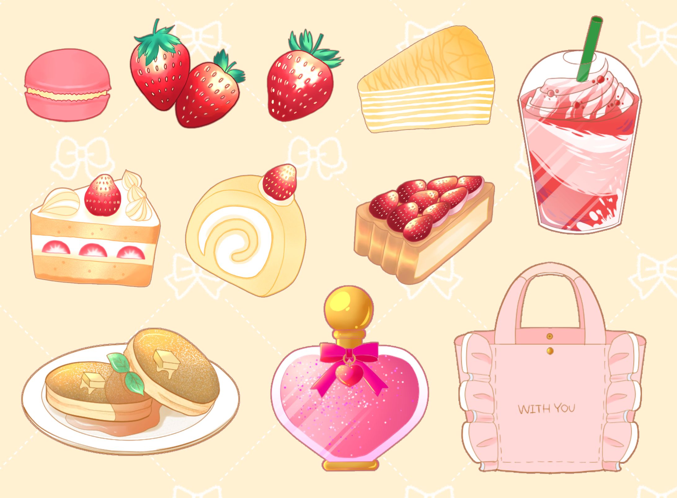 児童書を想定した小物サンプルイラスト-1