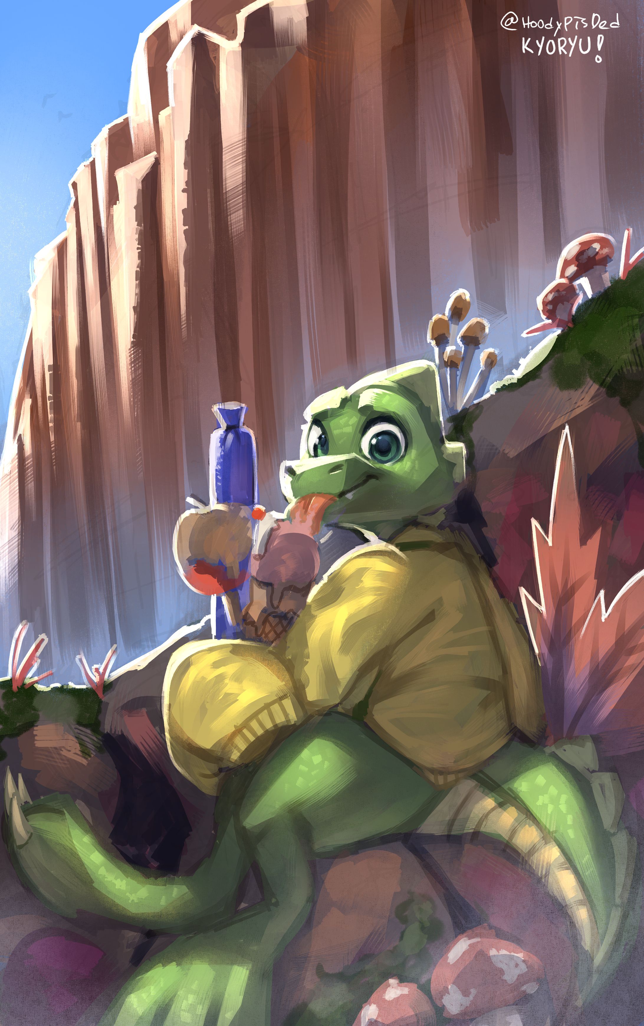 Kyoryu at the Canyons (commissioned work)-1