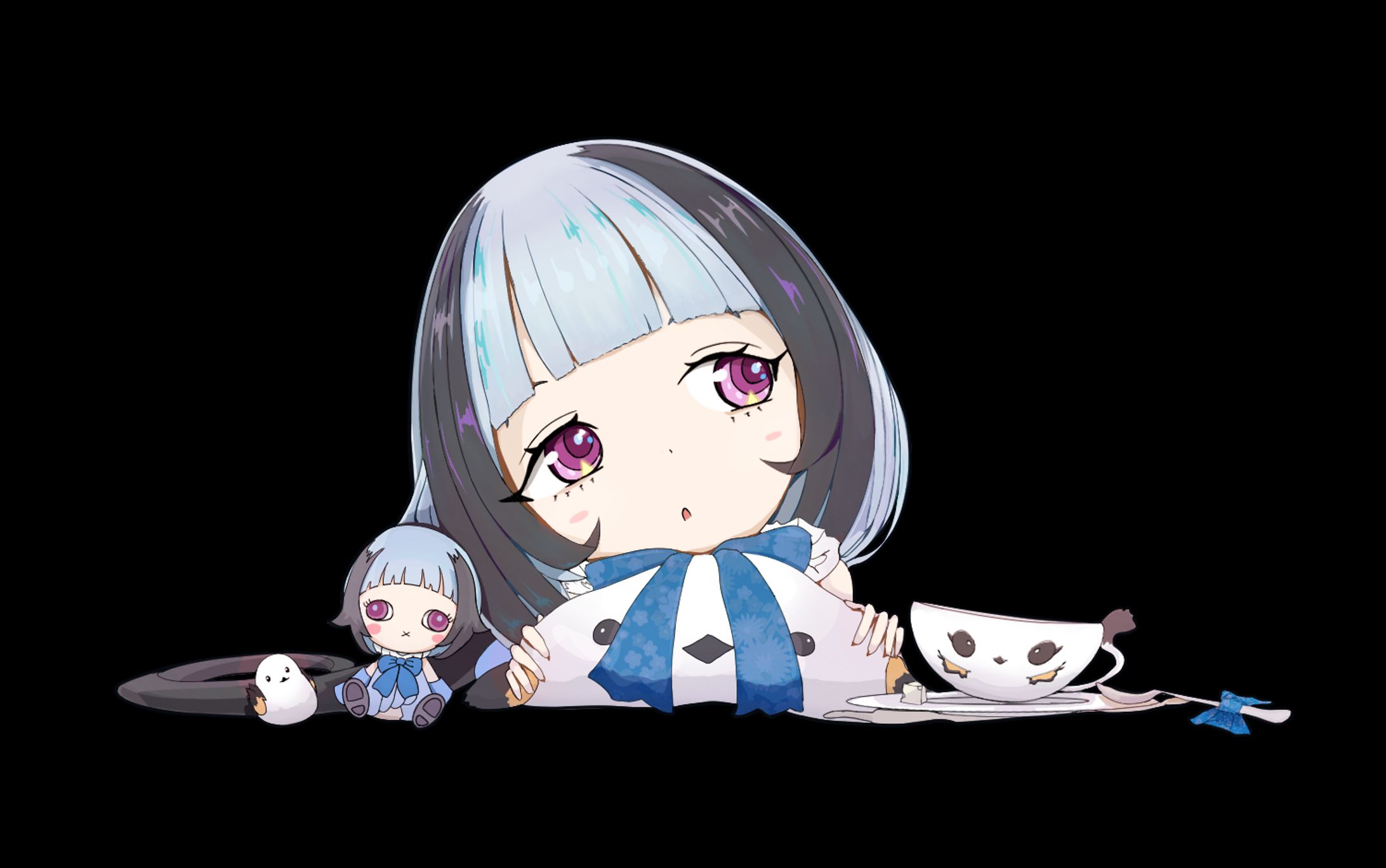 白玉じゅり２周年記念絵-1