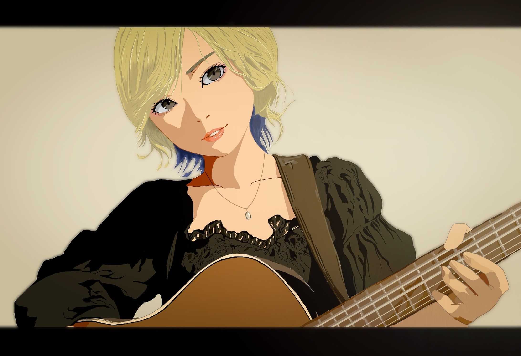 ファンアート  シンガーソングライター澪七-1