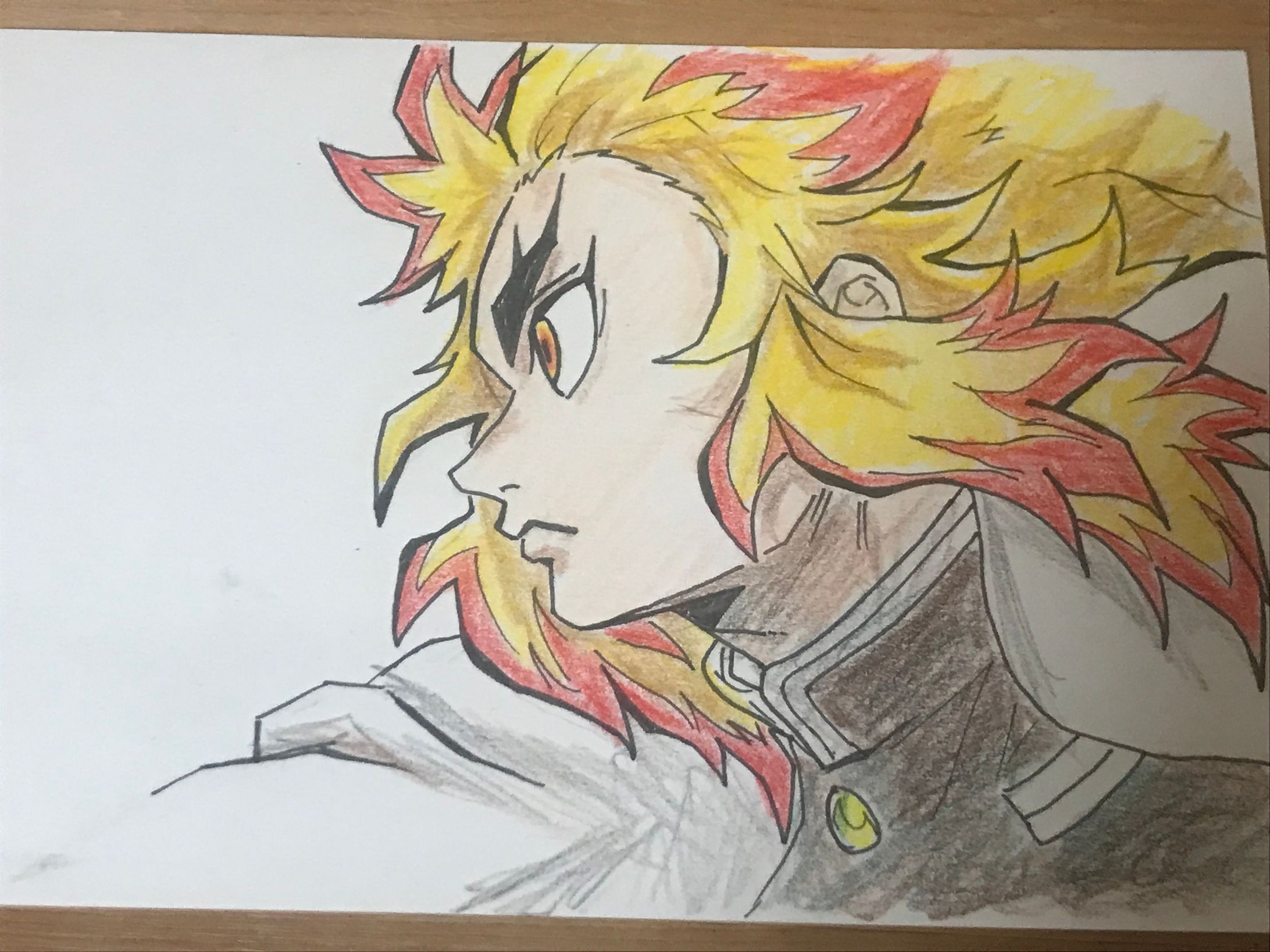 【模写】年賀状　煉獄　ドラケン　神龍-1