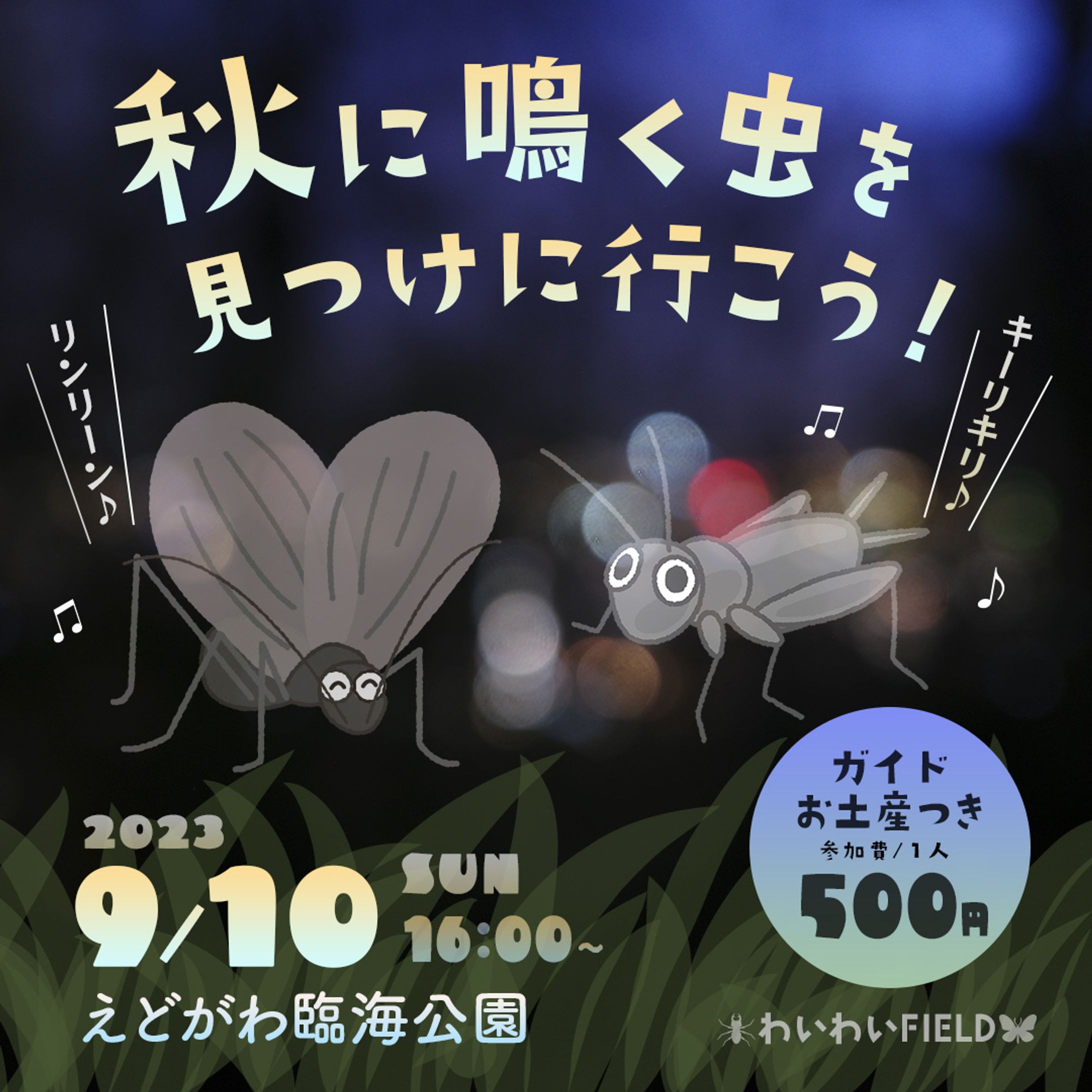 架空の自然体験イベントの告知バナー-1