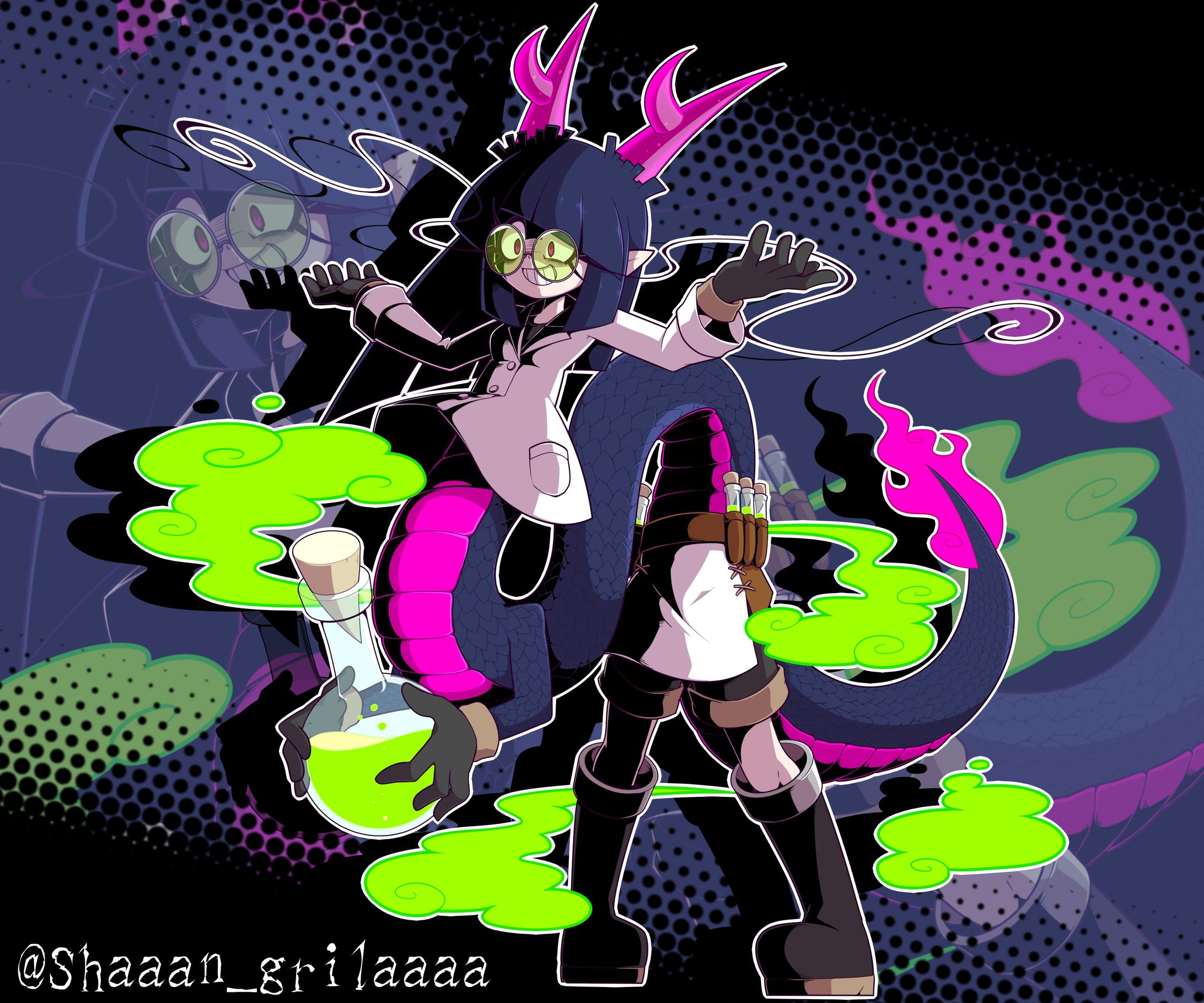 Mad scientist dragon -1