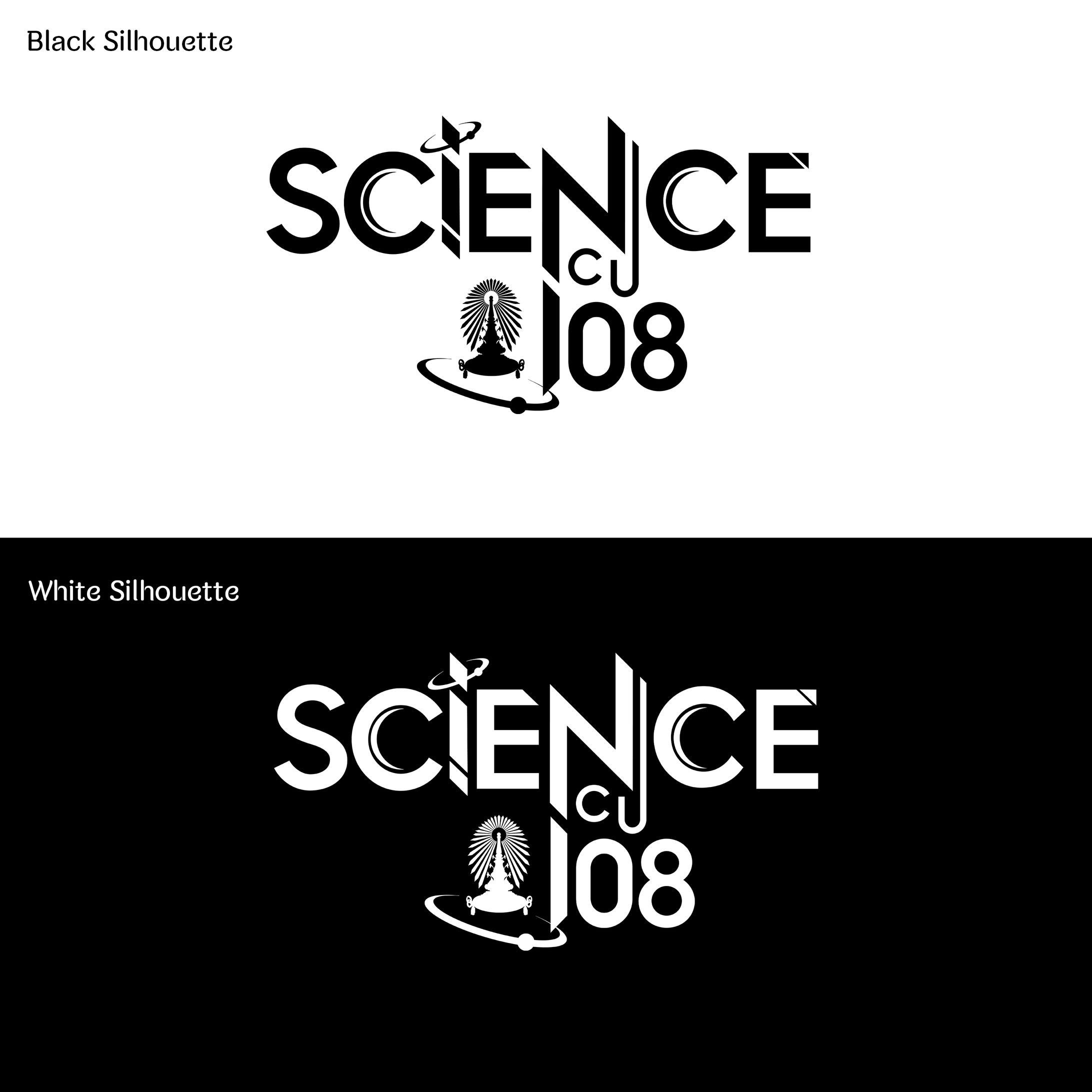 SCI CU 108 (Full) | Logo Design B&W-1