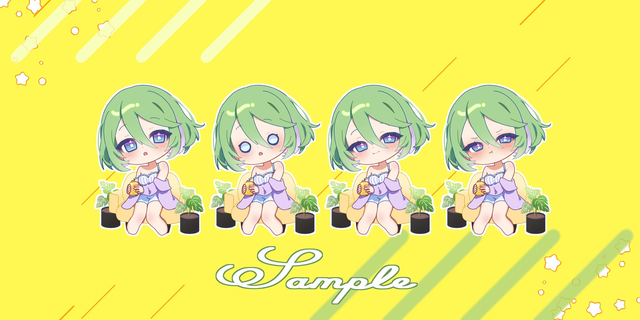 【SDイラスト】個人依頼 まとめ（計6枚）-1