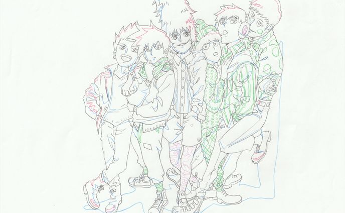 模写2枚/クリンナップ1枚　モブサイコ100