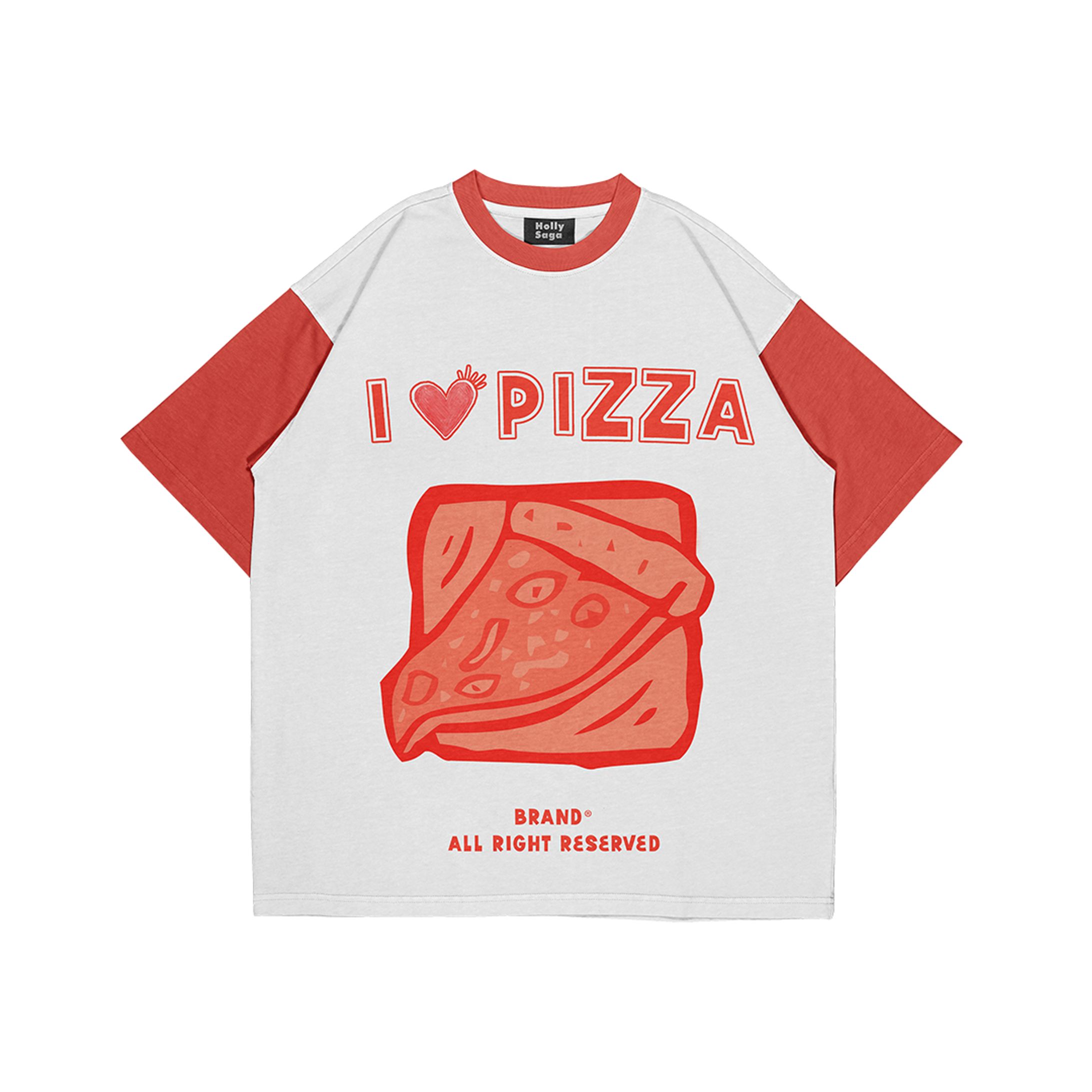 Design T-Shirt - I Love PIZZA-1