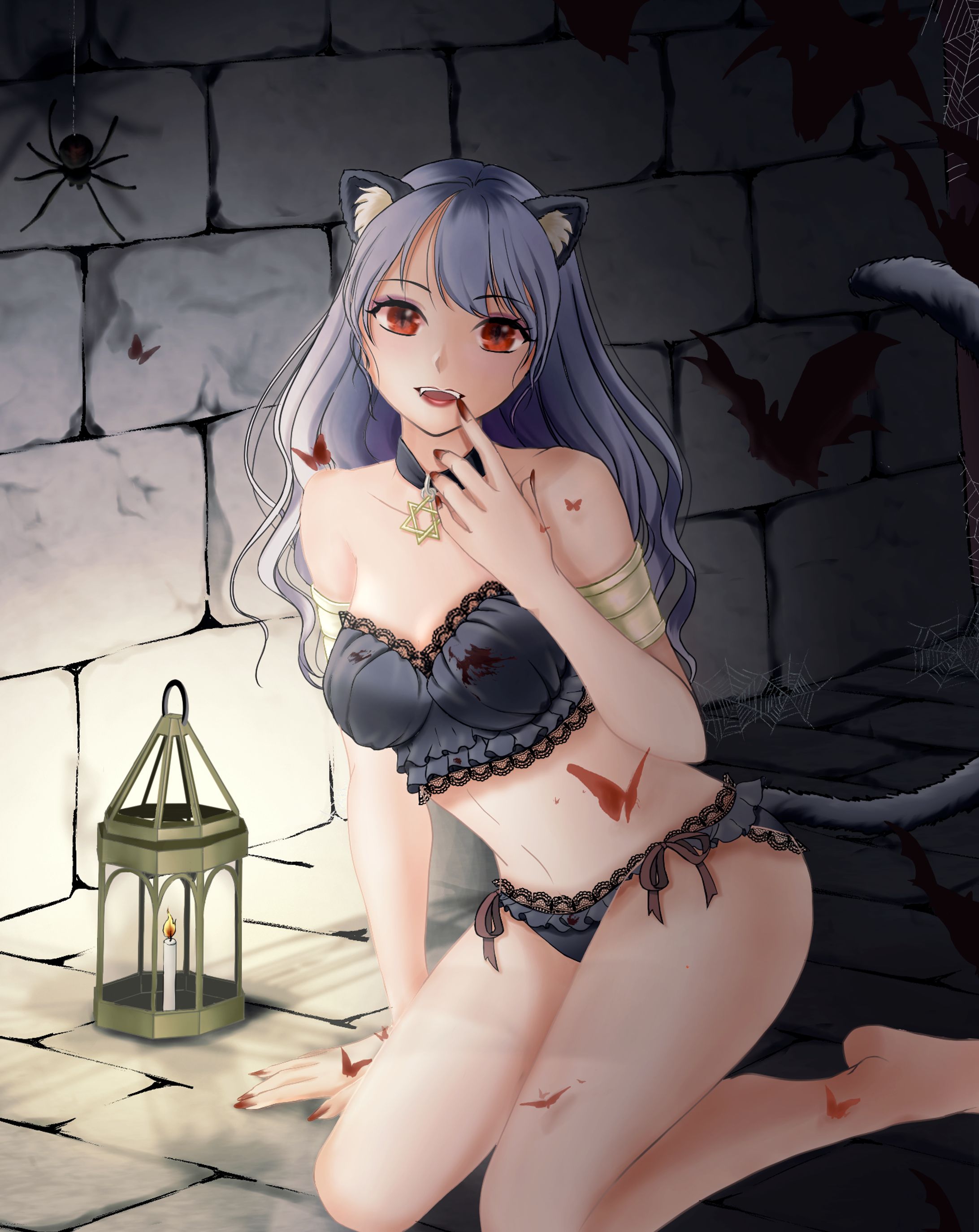 ハロウィン黒猫-1