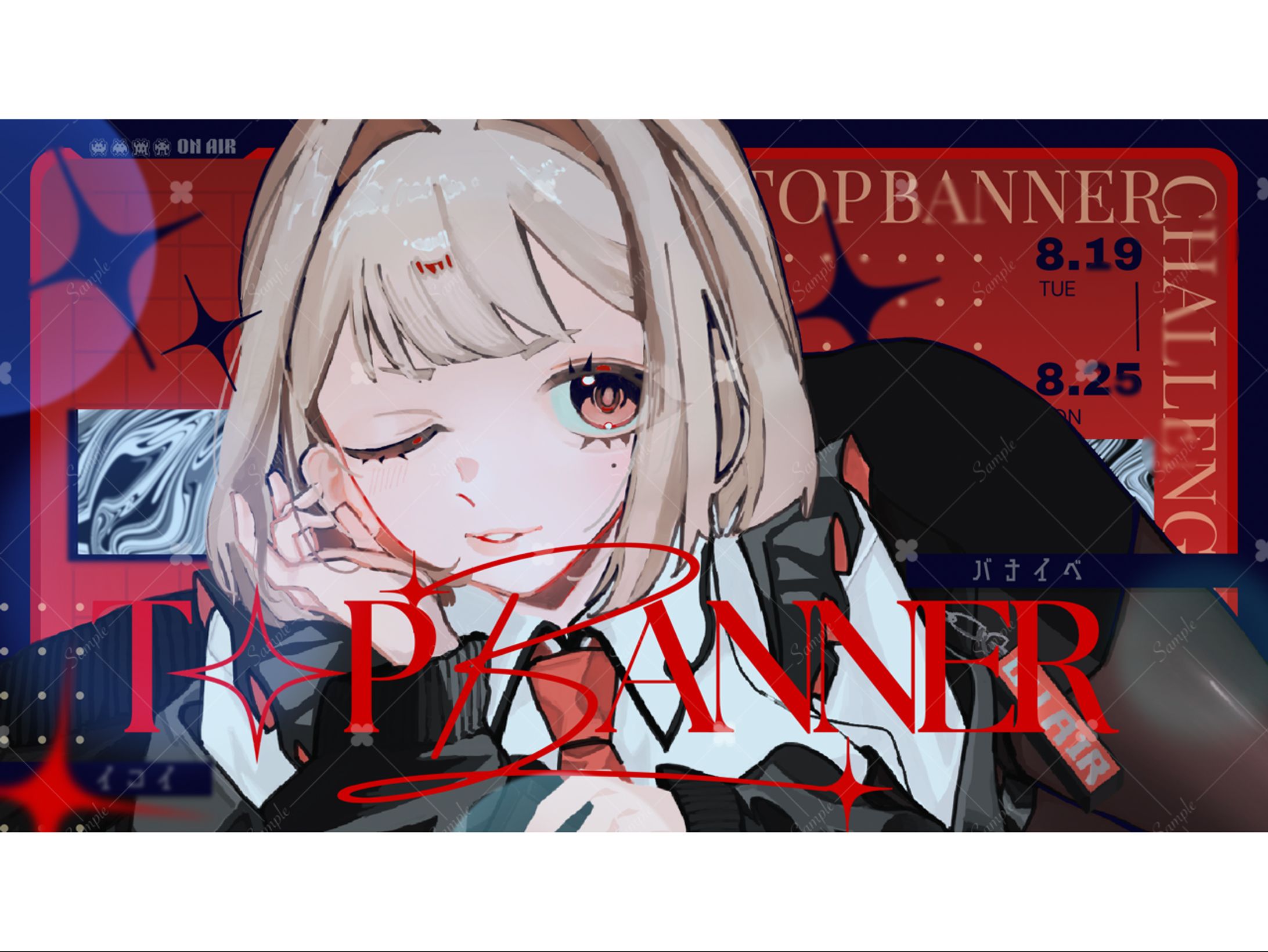 【ご依頼】描き下ろし1枚絵と4分割デザイン-1