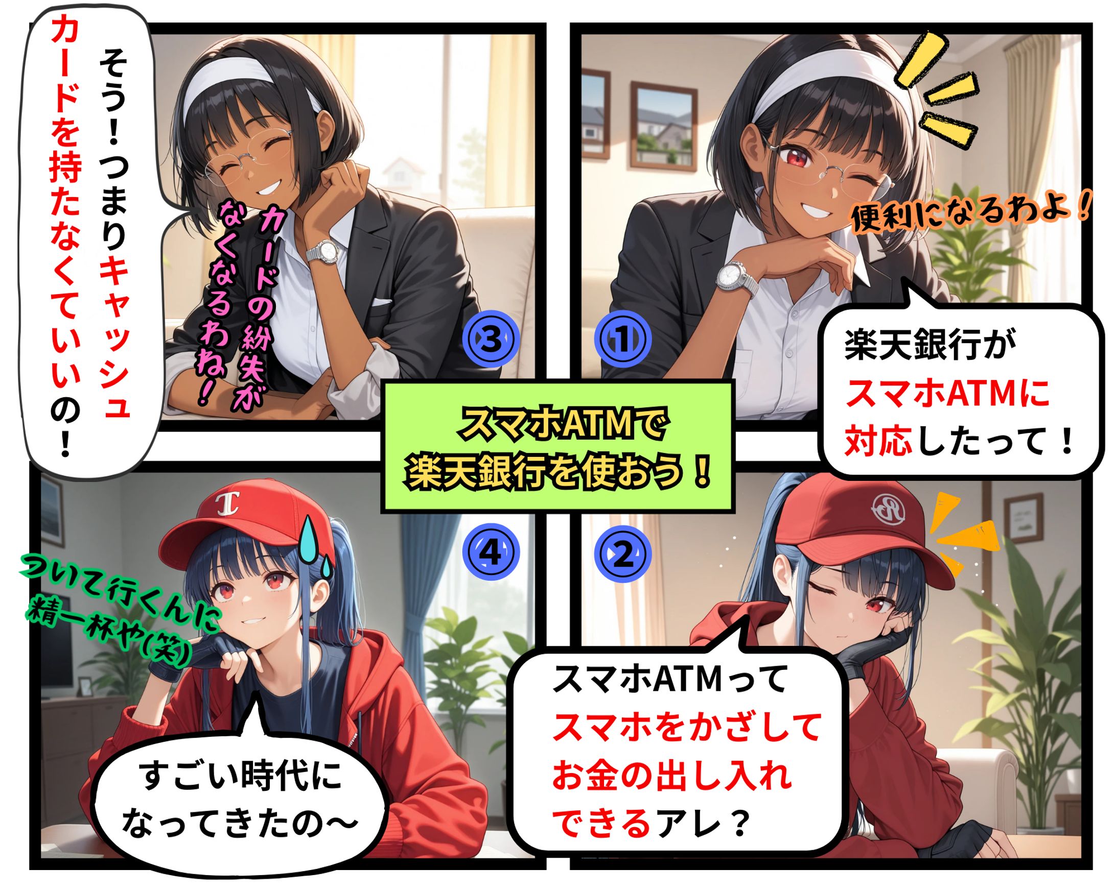 スマホATMで楽天銀行を使おう！-1