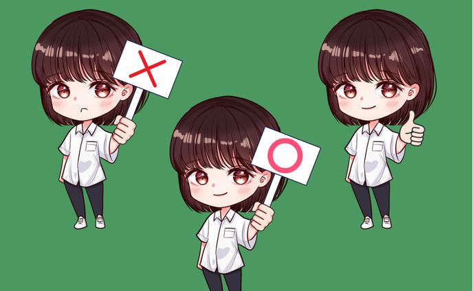 SNSアイコンイラスト_女性クリエイター