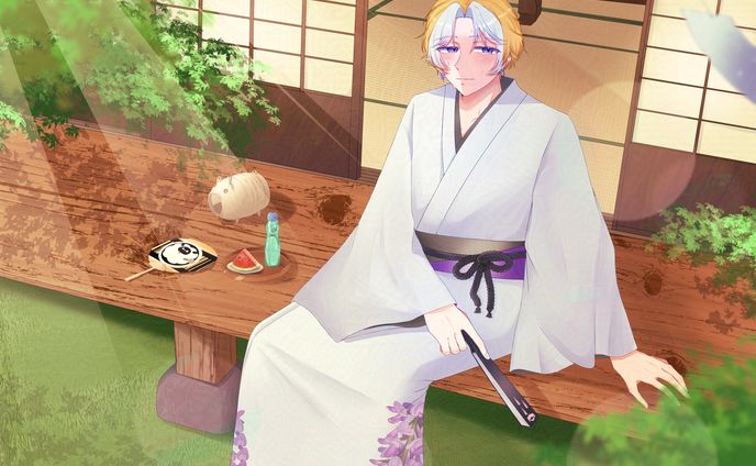 【ご依頼】ビーちゃん様より「あさはねむゐ様記念イラスト」