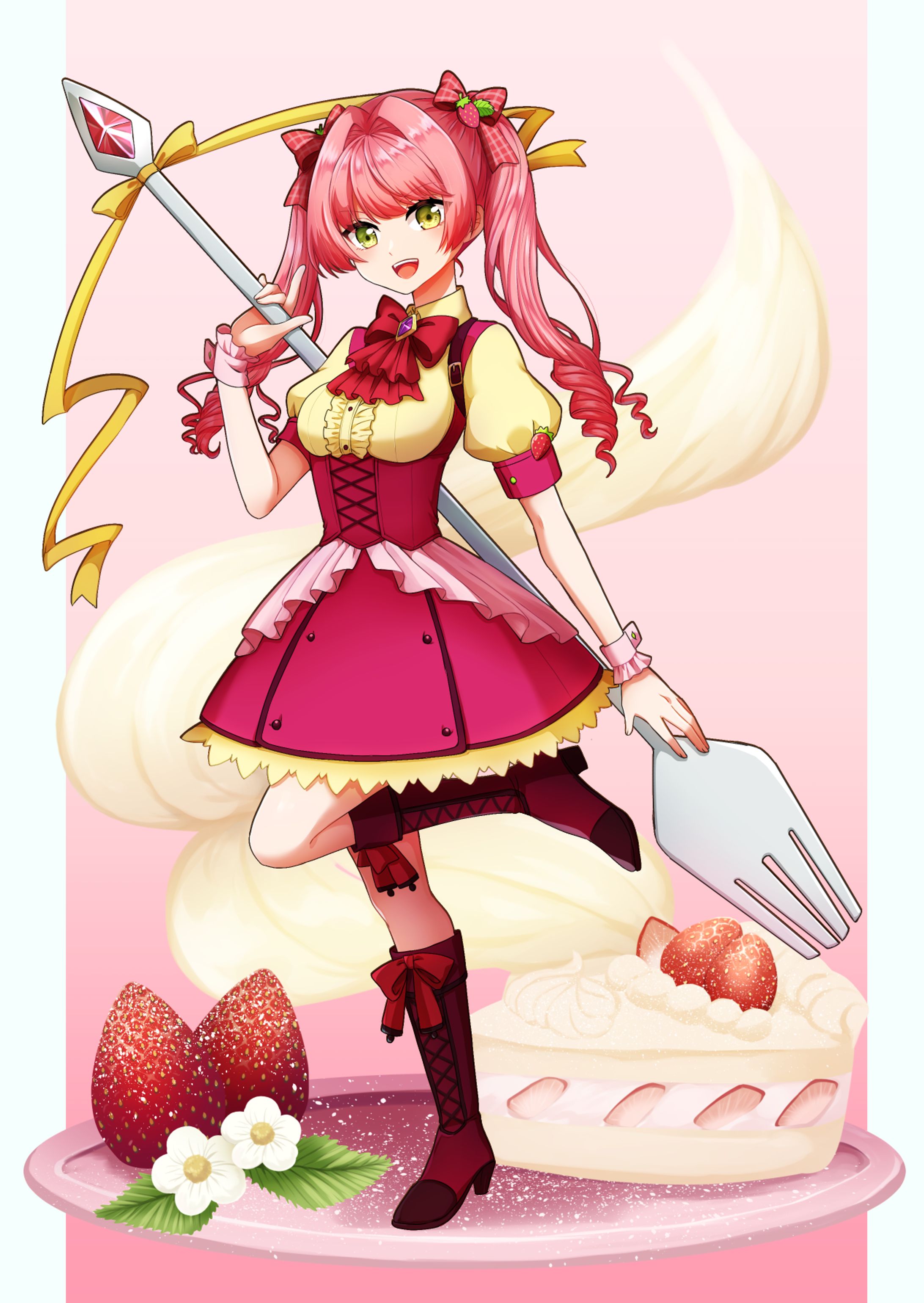ショートケーキの女の子-1