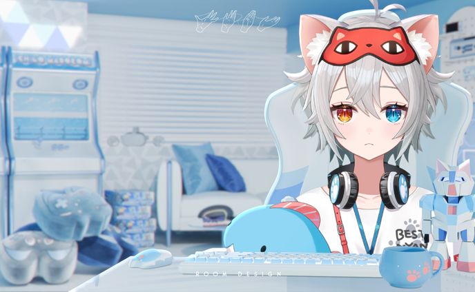 微睡いちの様　配信部屋3種