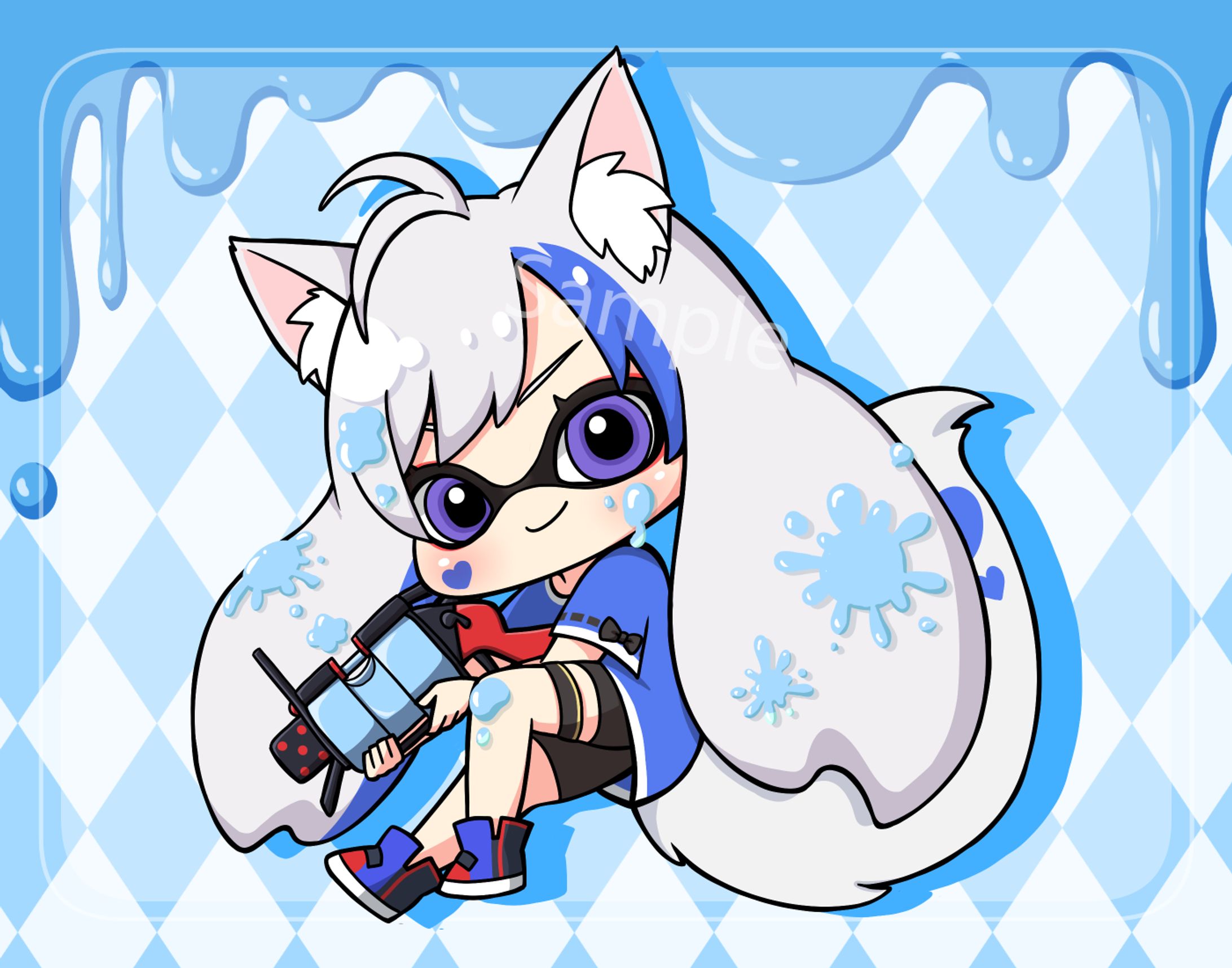 花咲愛莉様デフォルメイラスト-1