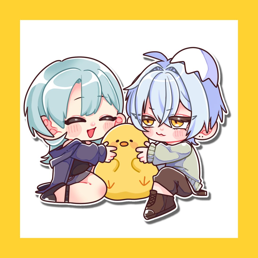 ペアSDイラスト
