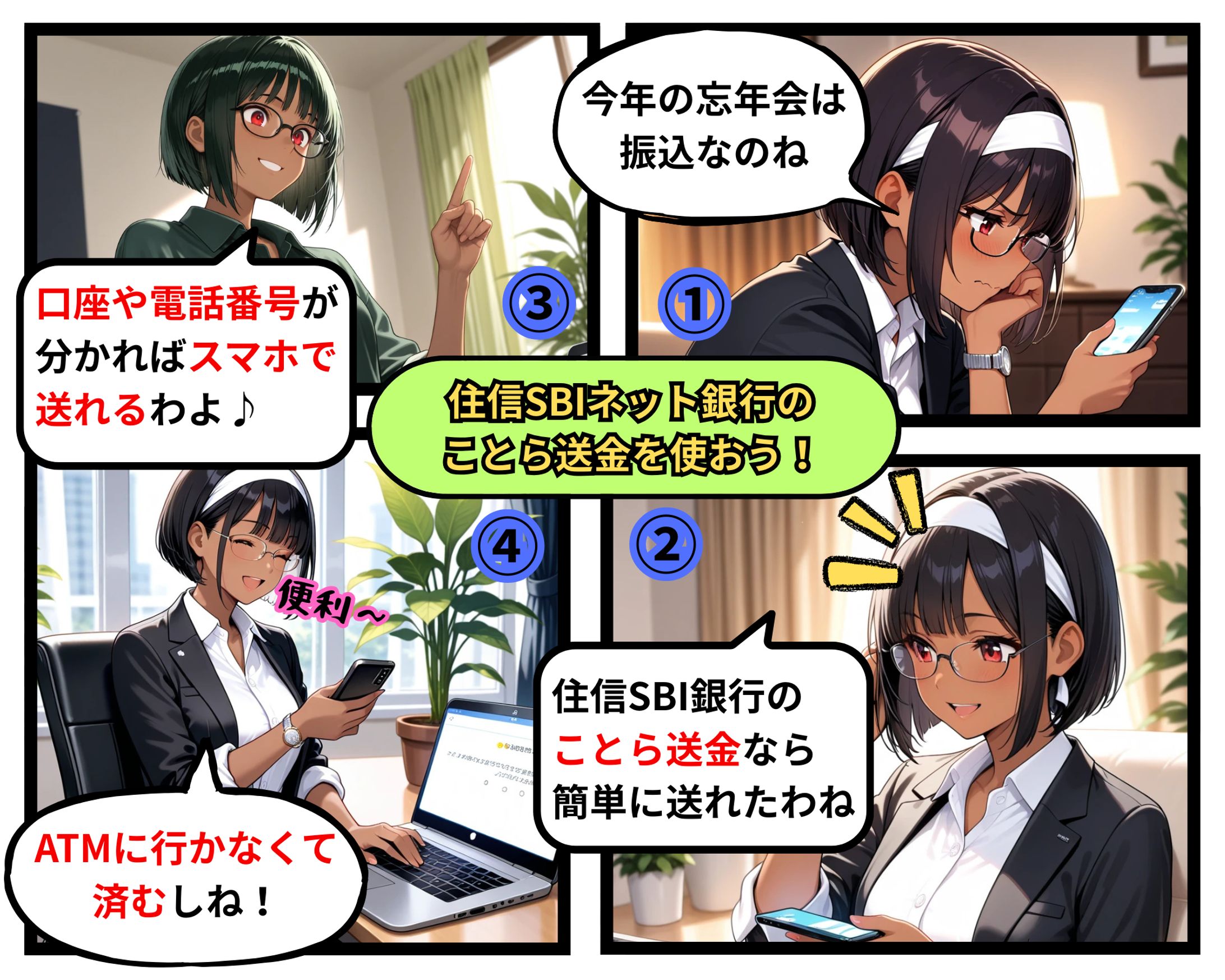 住信SBIネット銀行のことら送金を使おう！-1