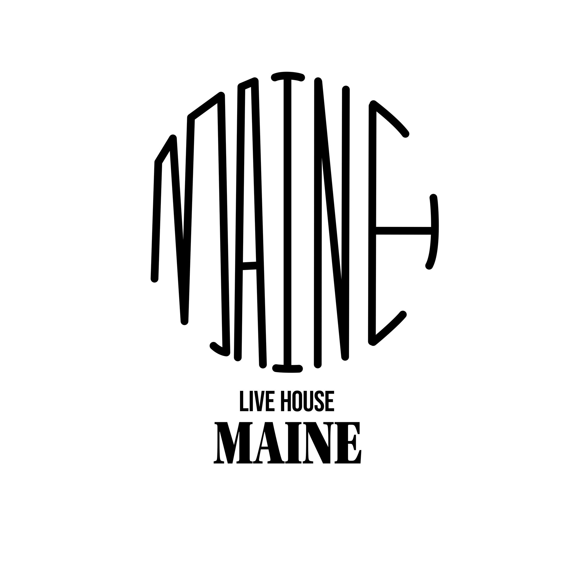 架空のライブハウスのロゴ-1