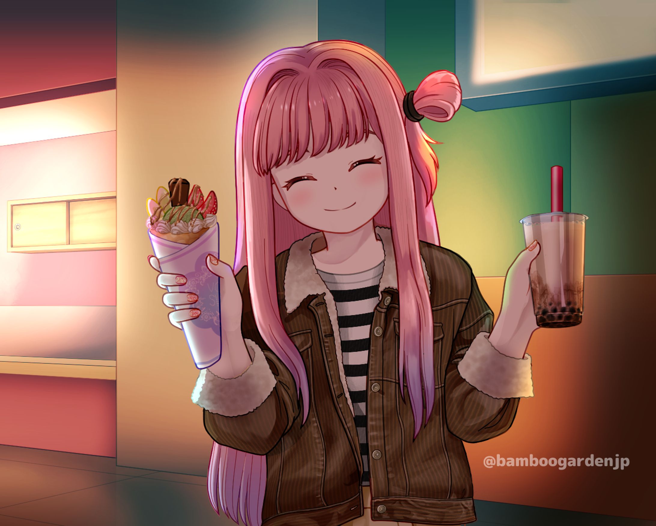 茜ちゃんとスイーツ-1