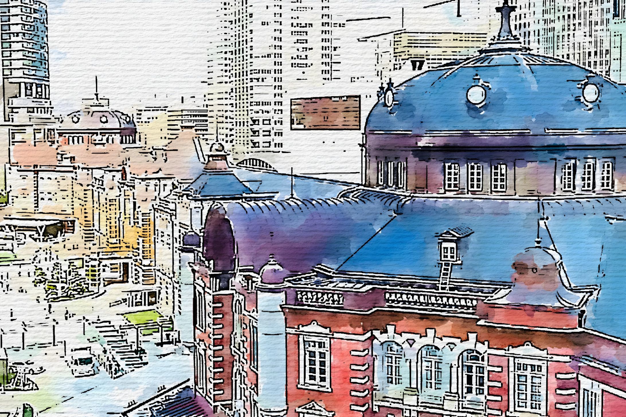 絵になる東京駅-1