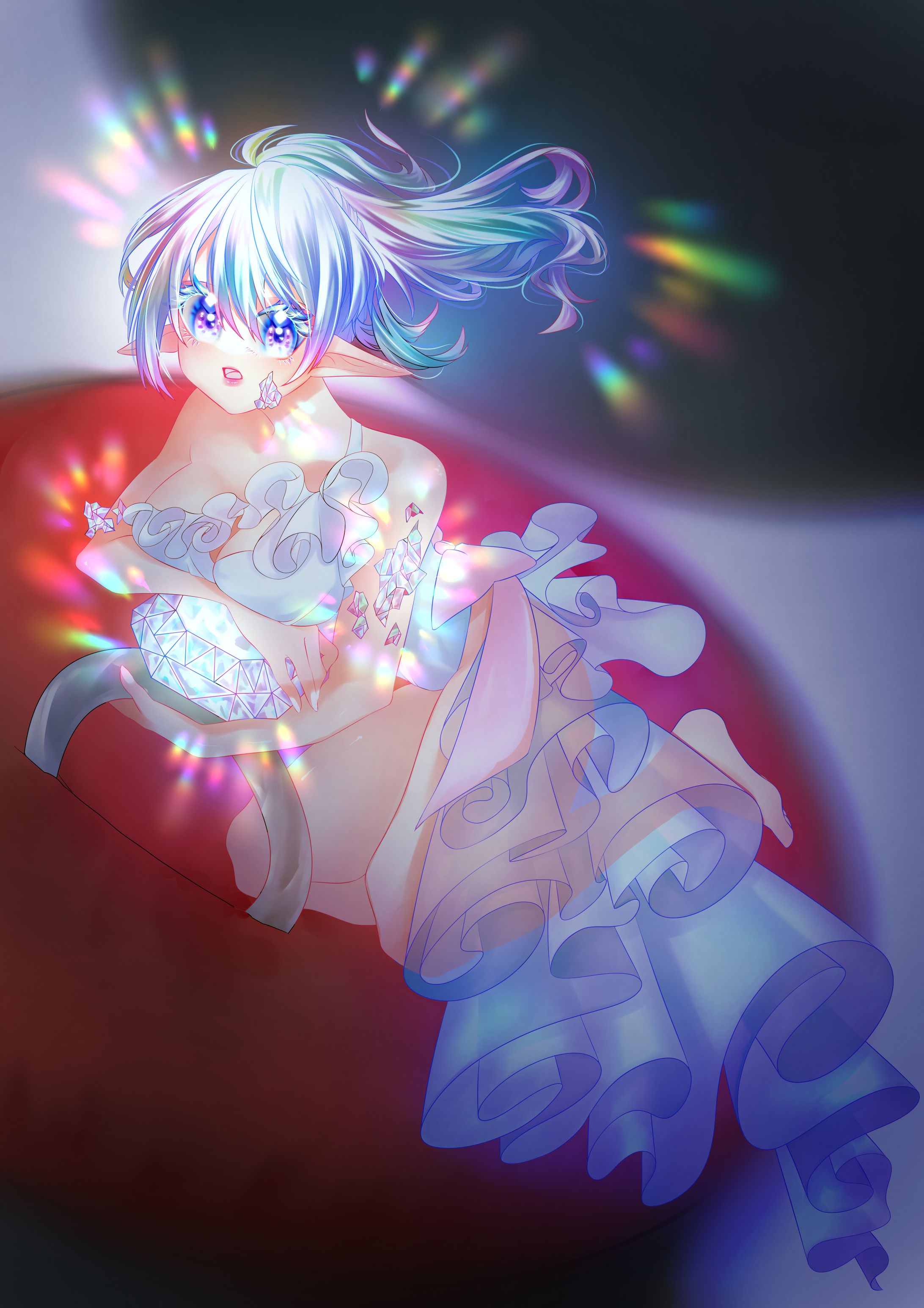 宝石の擬人化　オリジナル一枚絵-1