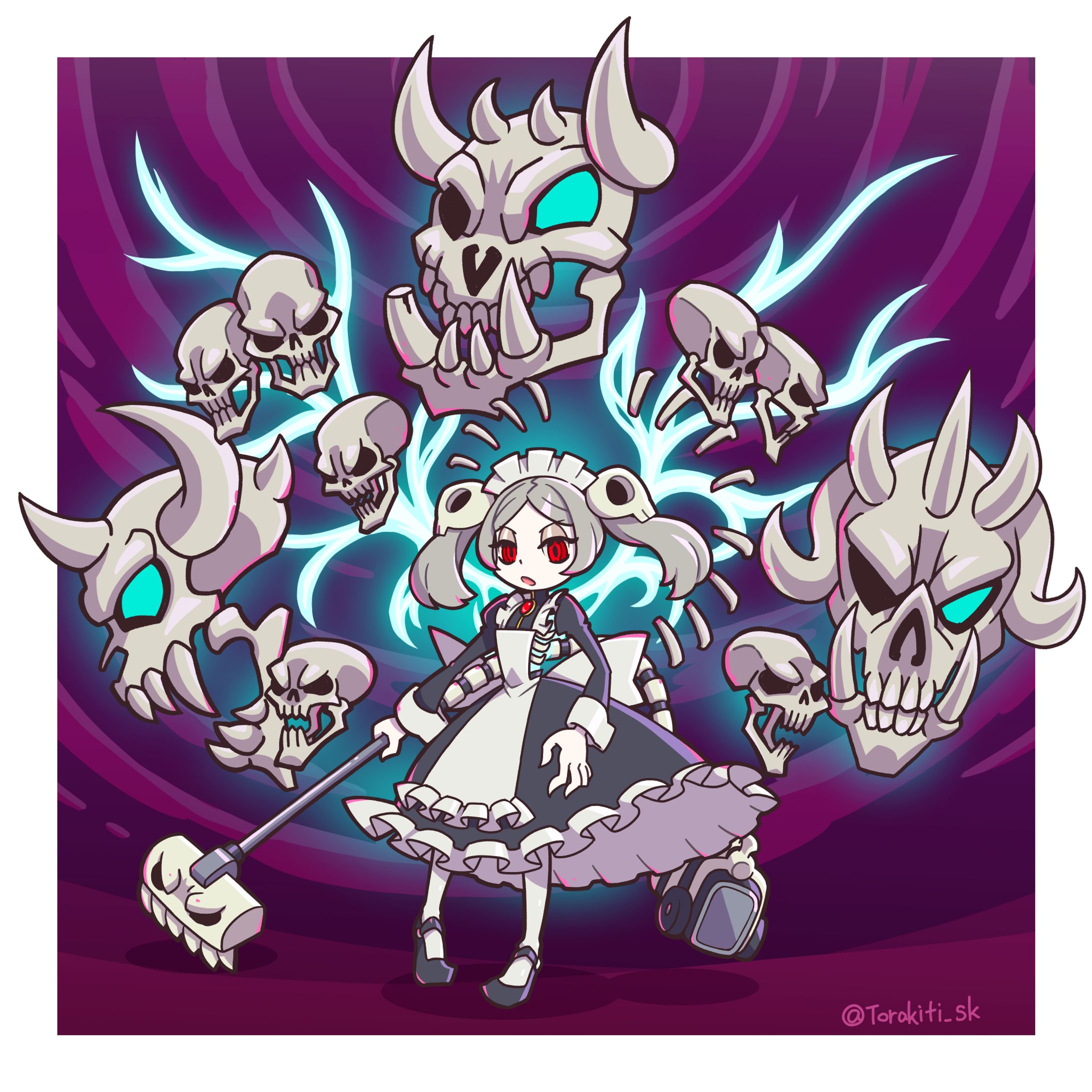 スカルガールズファンアート-1