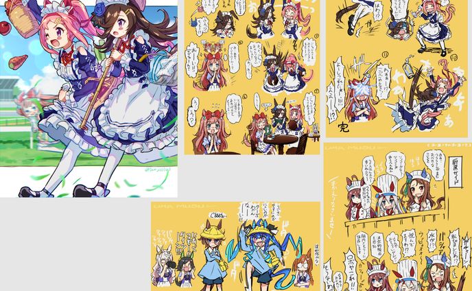 ウマ娘 ファンアート＋まんが