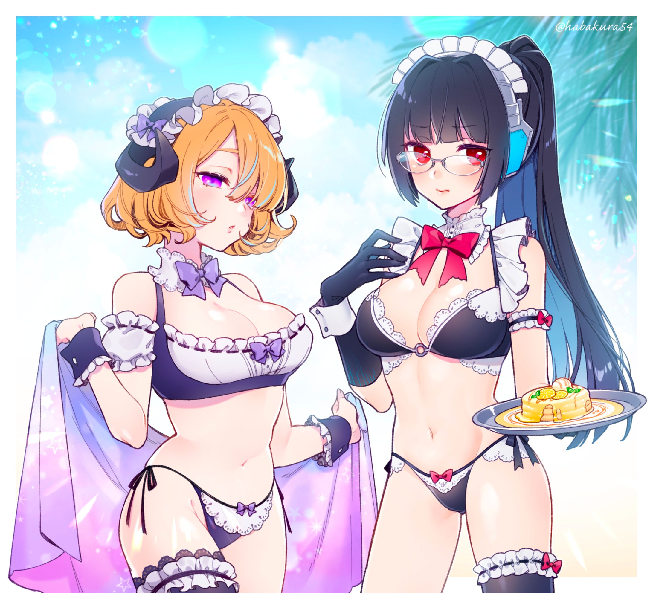 水着メイド-1