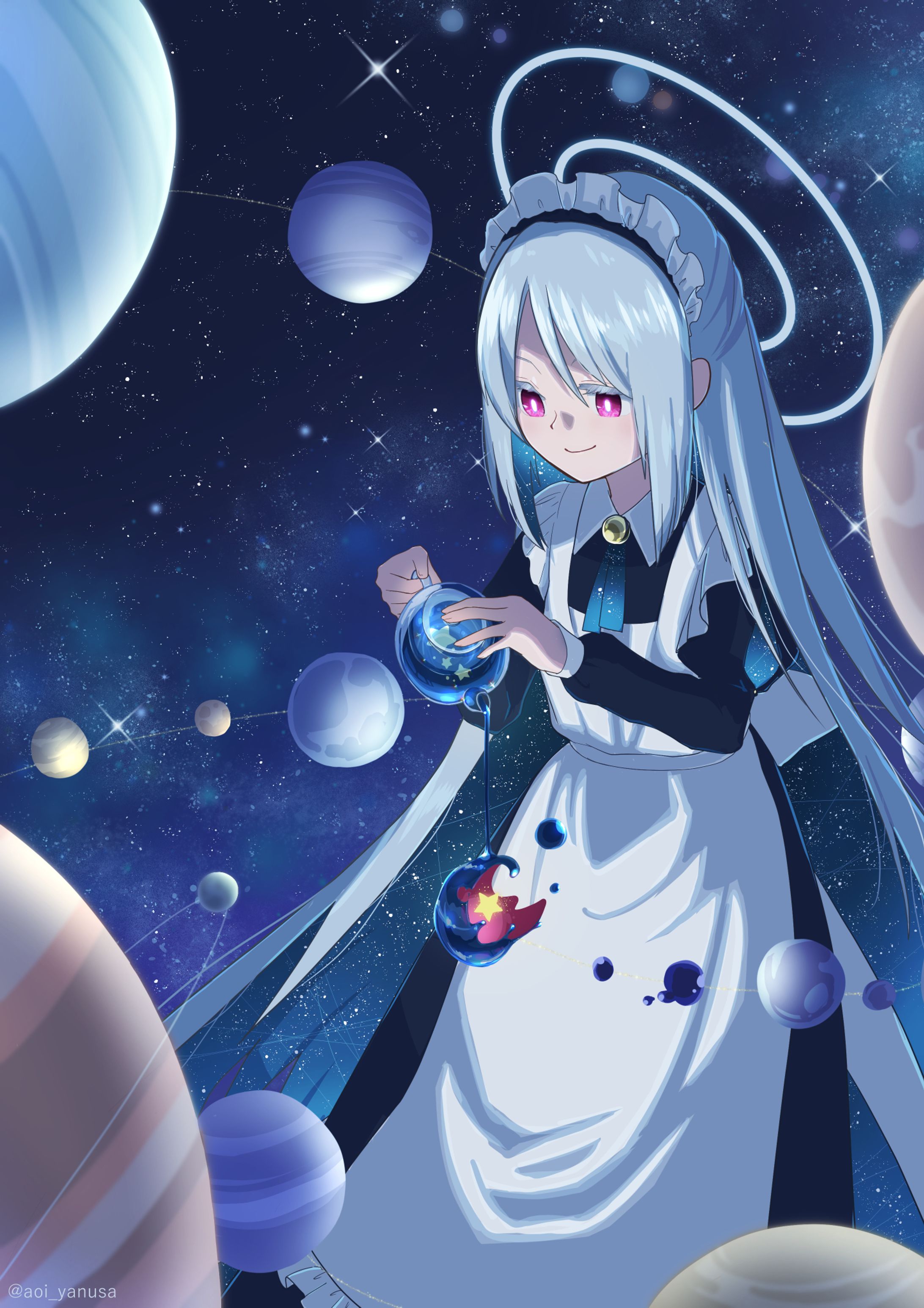 星を注ぐメイドさん-1