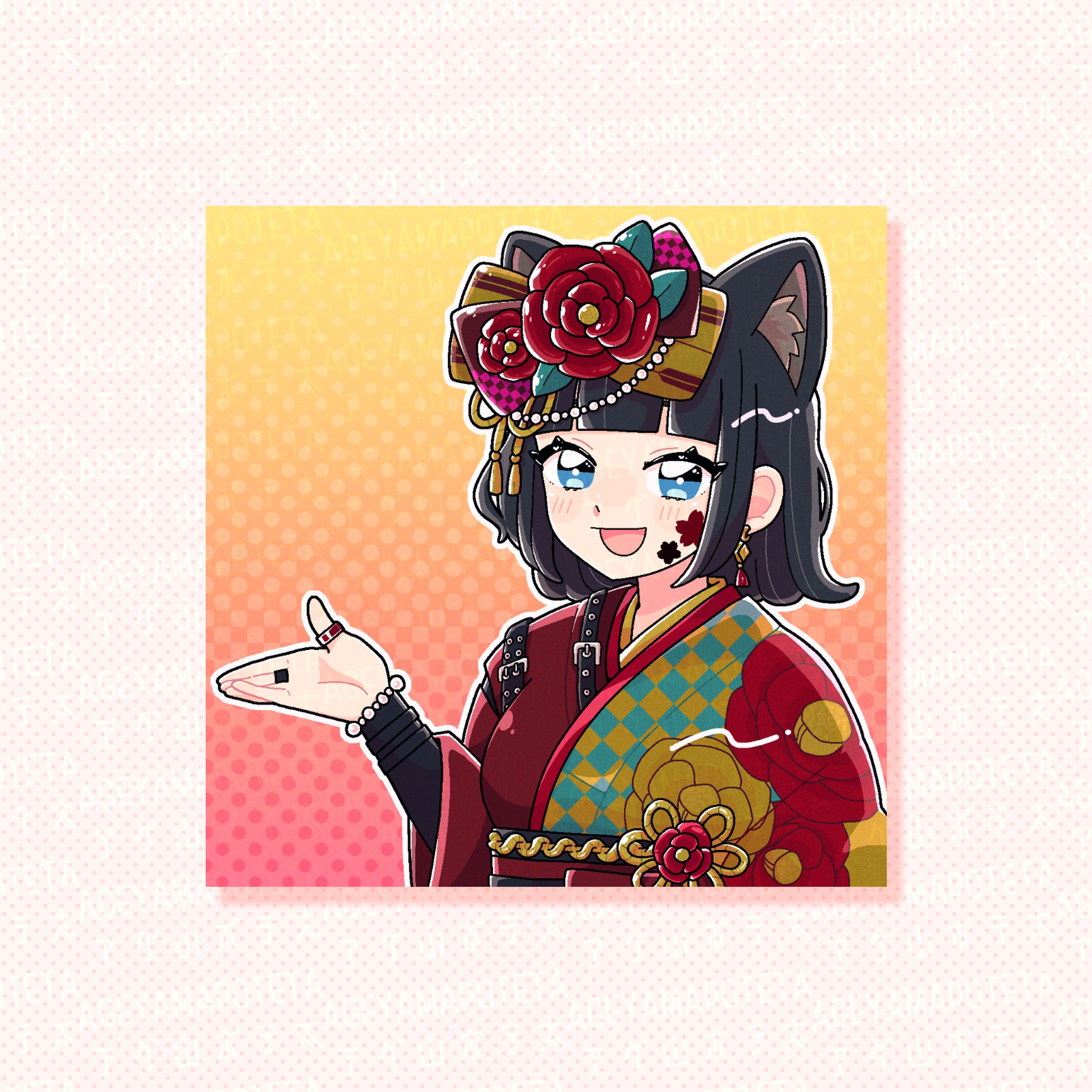 配信サムネイルイラスト/鬼ころし-1