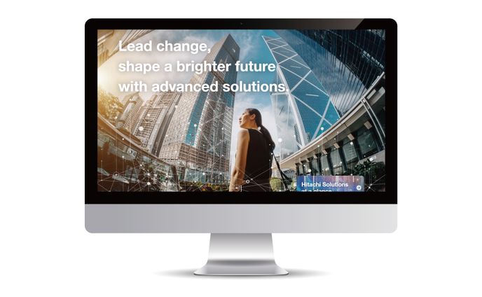 Web design : Hitachi Group