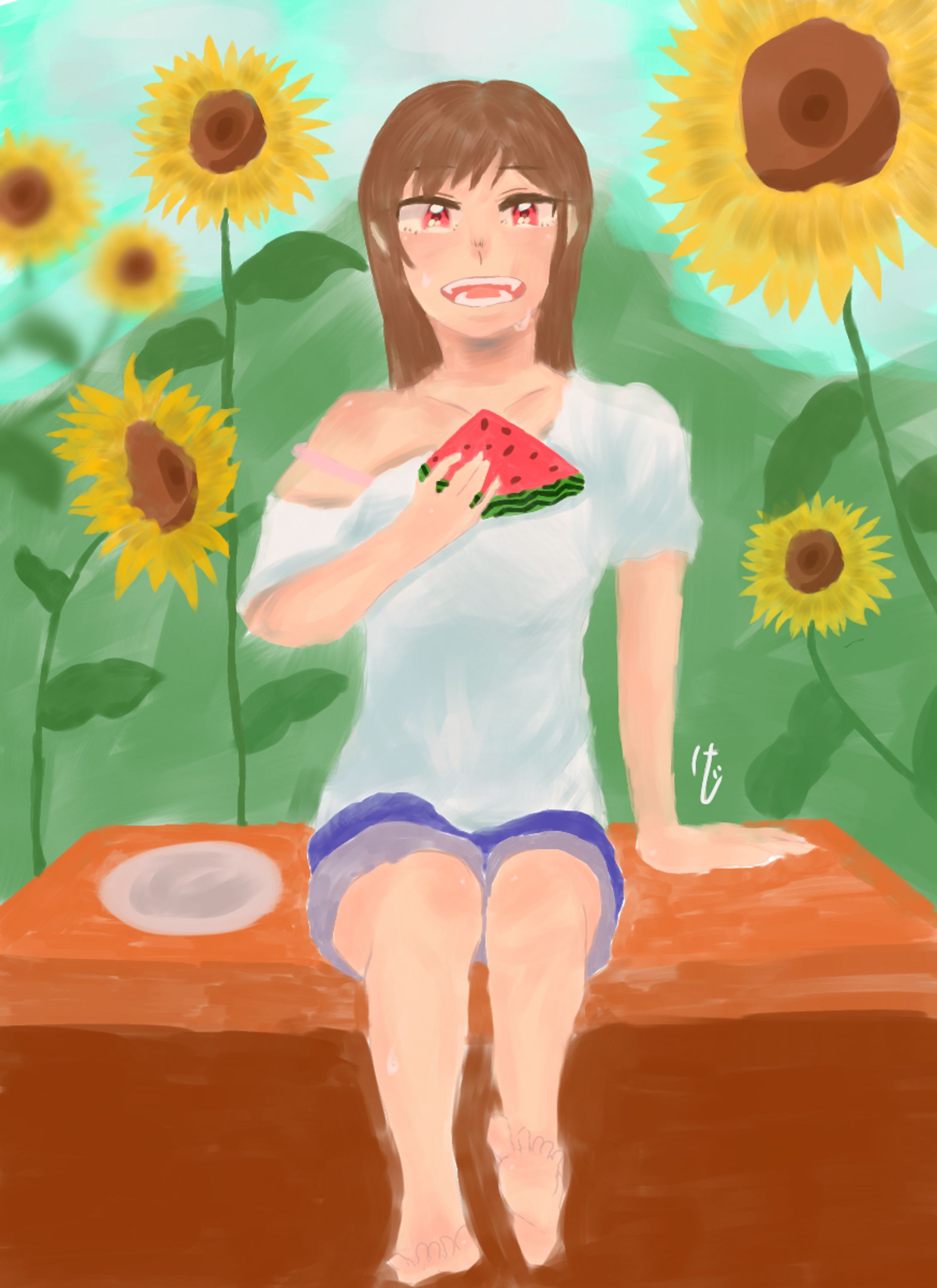 厚塗りイラスト-1