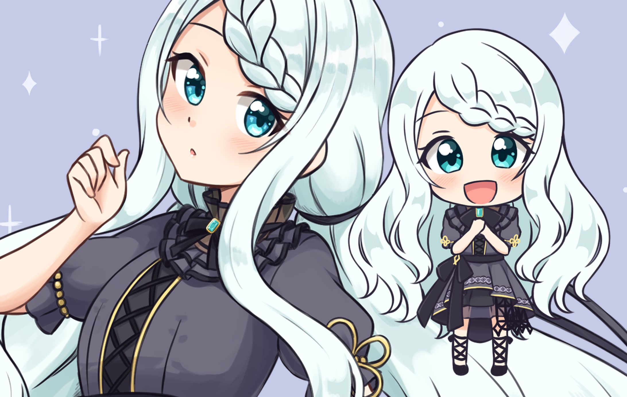 Vtuber 白羽うるみ様 衣装デザイン-1