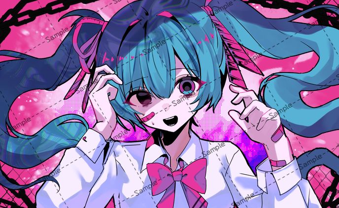 詞屋ヒガン様 【だれかいっしょにくるしんで】オリジナル楽曲用イラスト