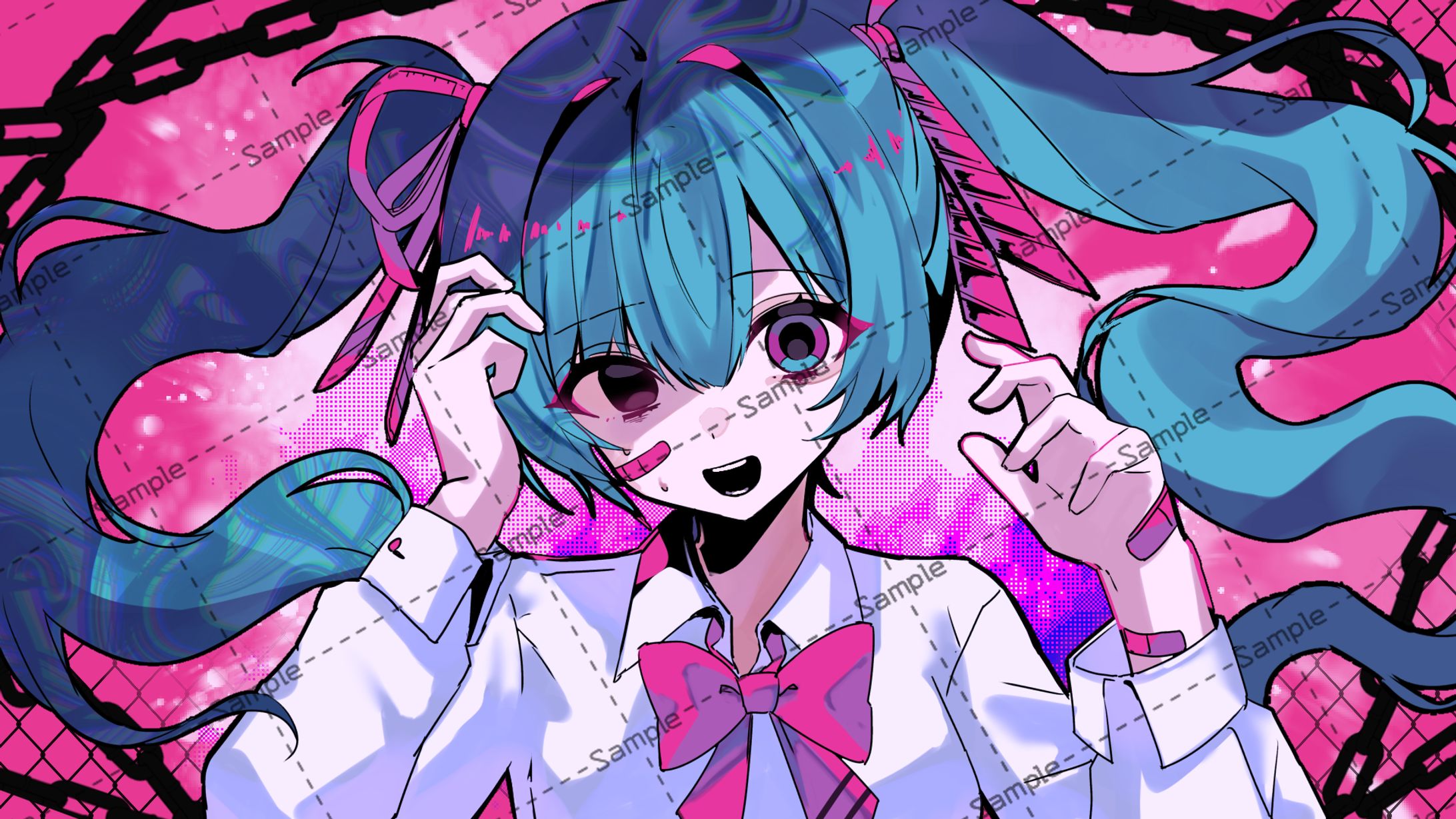 詞屋ヒガン様 【だれかいっしょにくるしんで】オリジナル楽曲用イラスト-1