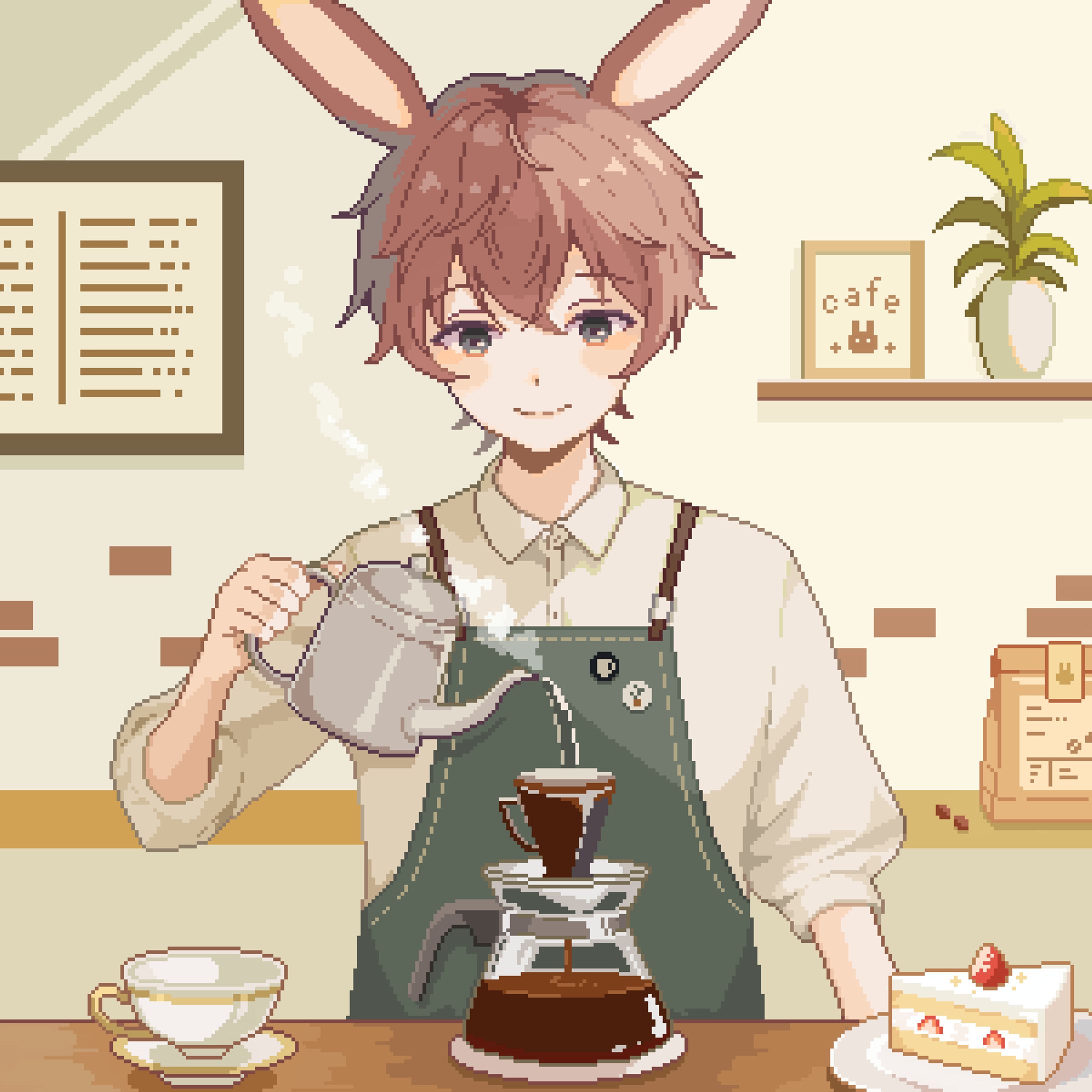 ノア君のカフェにて-1