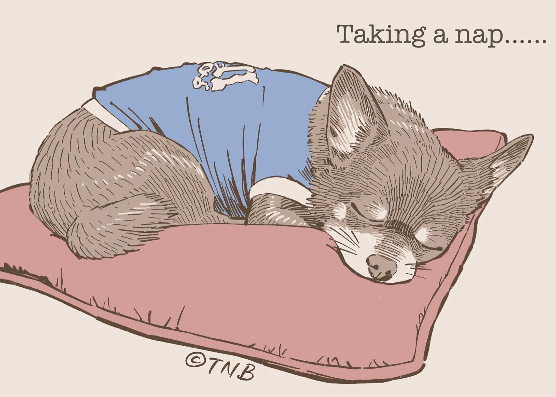 Taking a nap……
#うちの息子のポートレイト
#illustration #portrait #boy-1