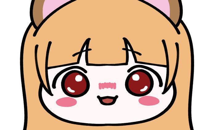 お顔ゆるイラスト　サンプル