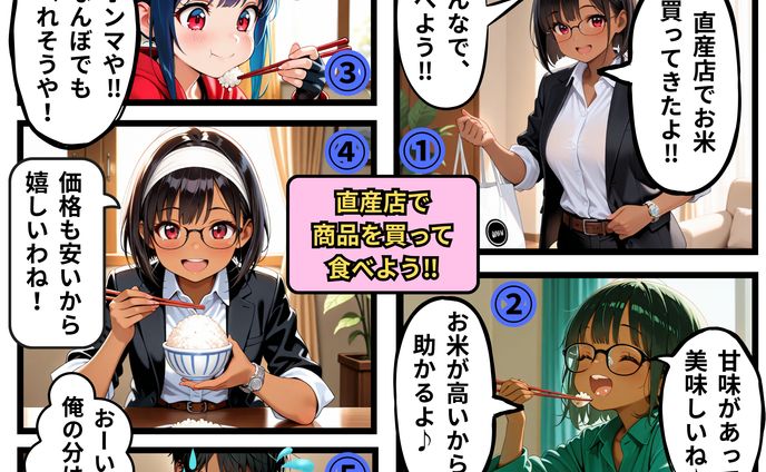 直営店で商品を買って食べよう‼ 