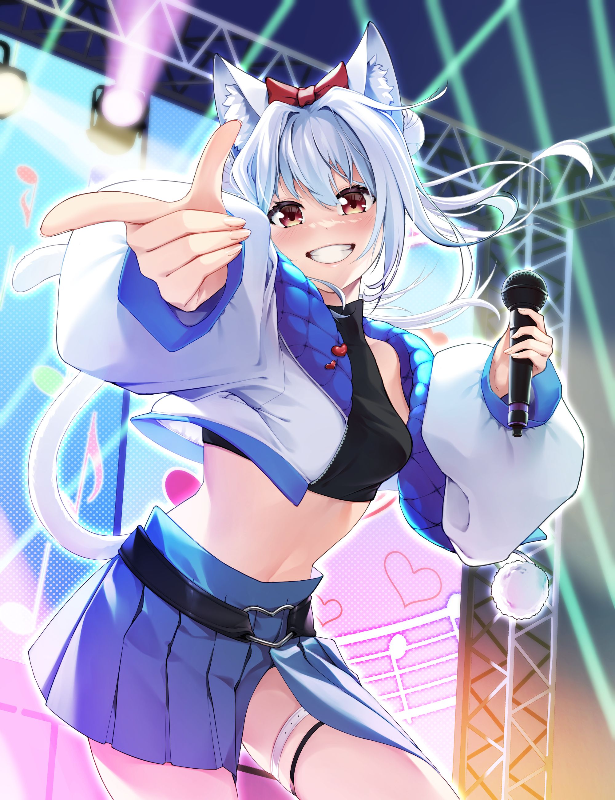 VRoid用 5*5色展開 サイバー猫耳 2024 - Cyber Cat Ear 2024 5