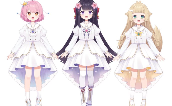 しゃかりき!プリンセス学園 Live2D用立ち絵