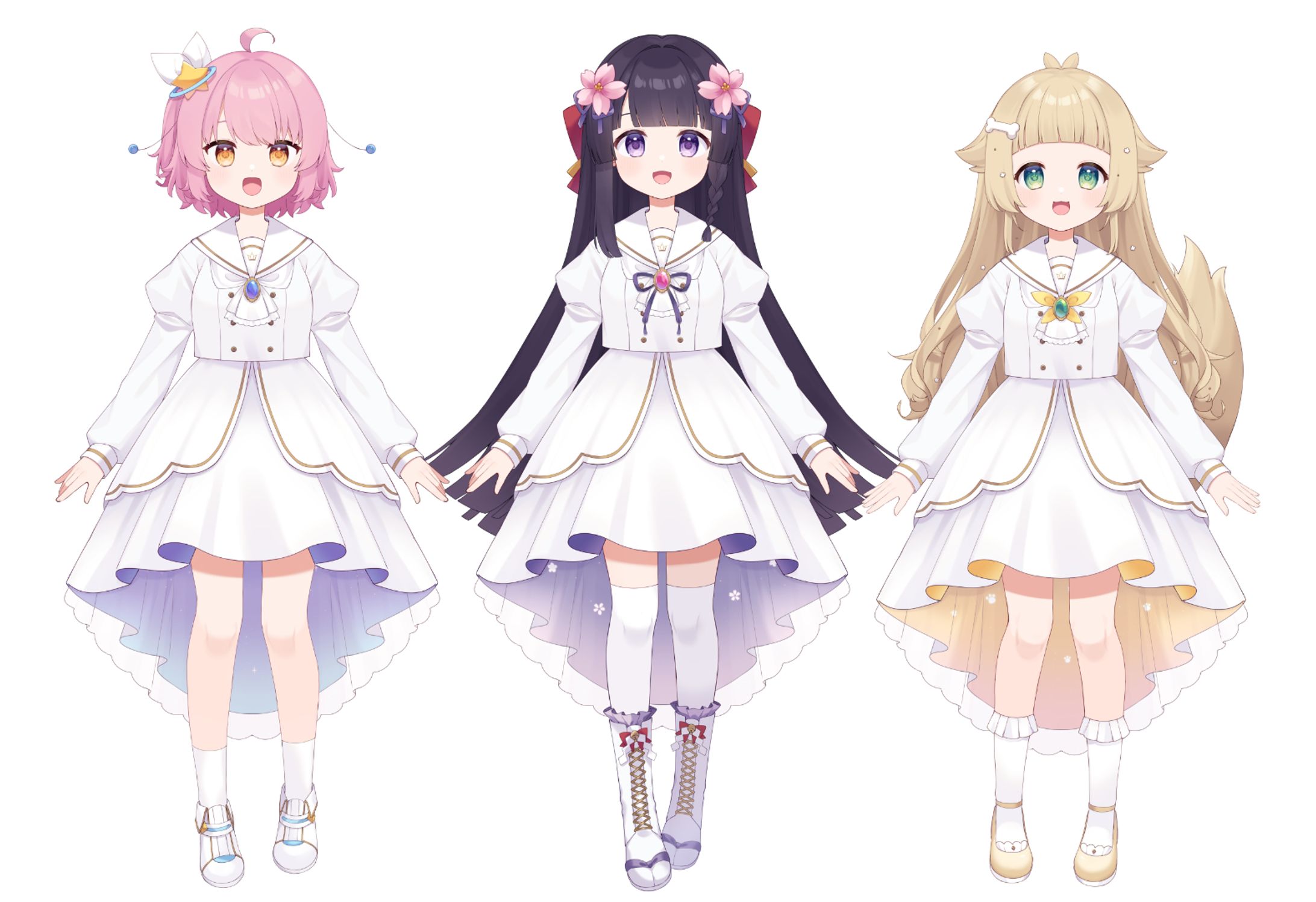 しゃかりき!プリンセス学園 Live2D用立ち絵-1