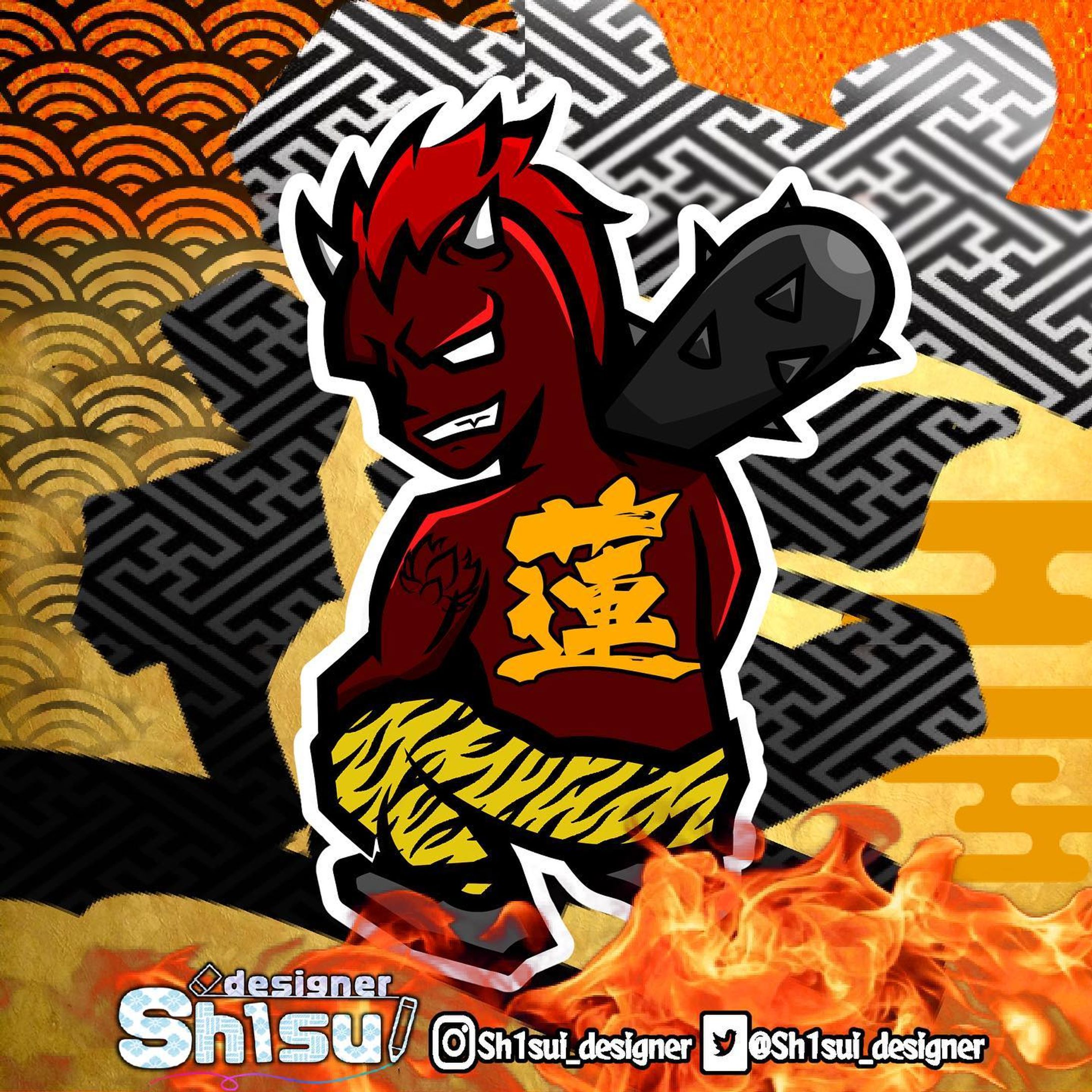 ❖Mascot logo❖

concept:鬼+蓮+和風

text:蓮

Plz Twitter Follow& like

#マスコットロゴ #Mascotlogo #キャラクターロゴ #クランアイコン #クラン #デザイン #イラスト #依頼 #マスコット 
#logo #mascot #design #logodesigner #designer #character #icon #illustration #logos #clanlogo
#esportlogo #esports #mascotlogo #mascotlogoinspirations #mascotdesign #header-1