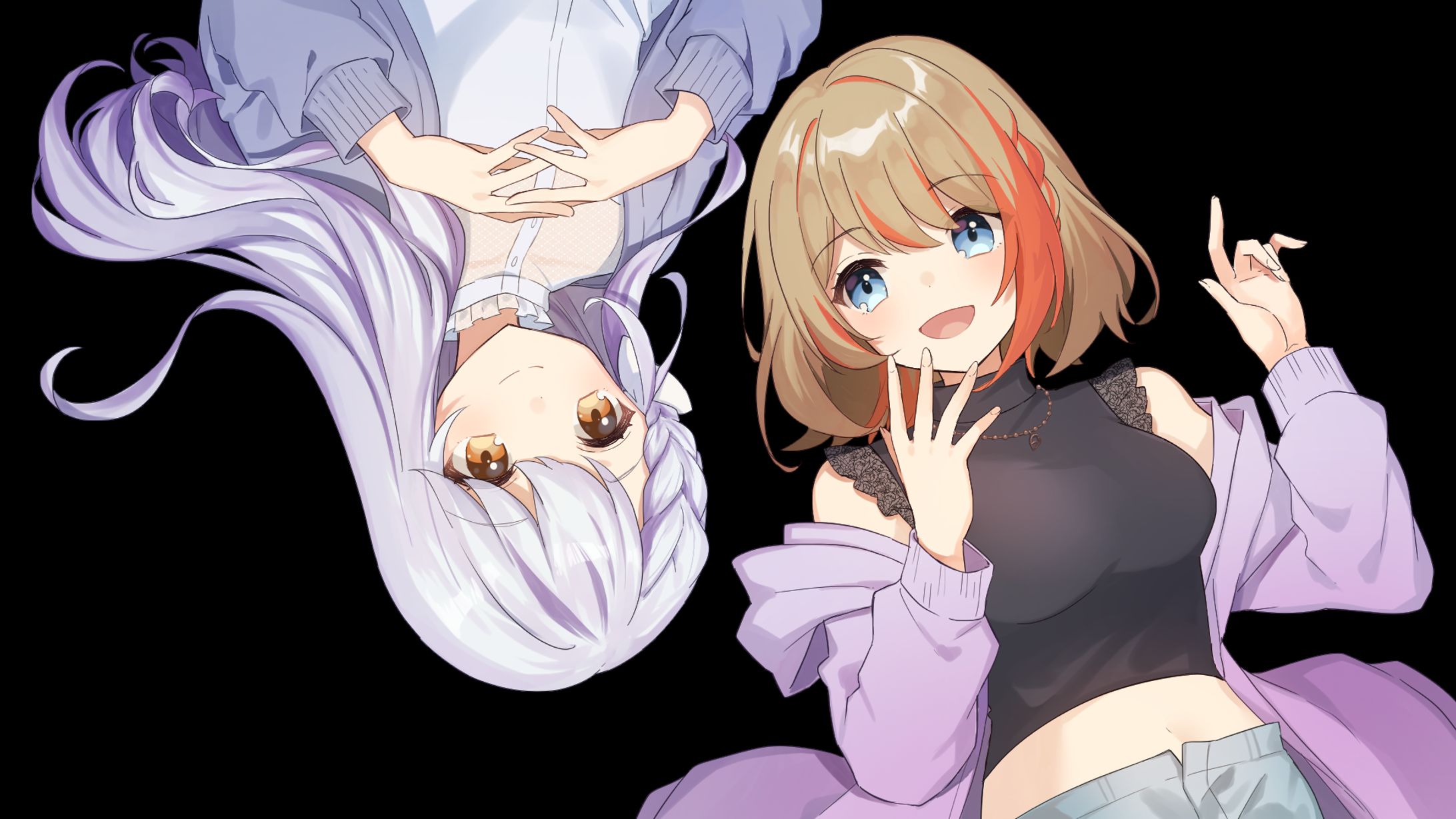 橙里セイ様「シス×ラブ」動画用イラスト-1