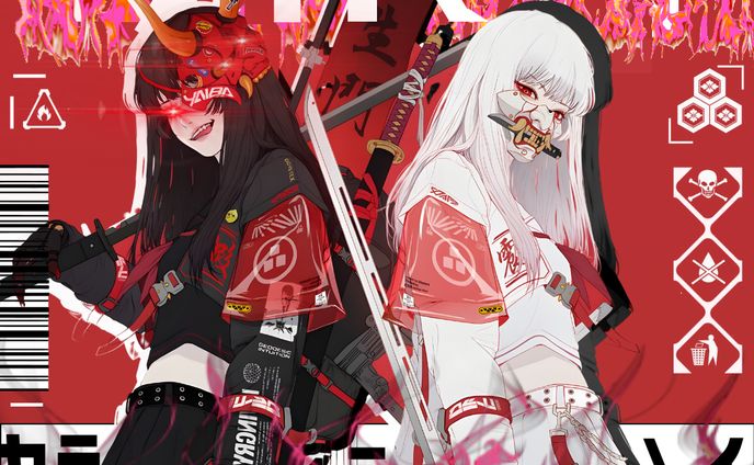 [Poster] Art of Blood - Original Character by GHARLIERA