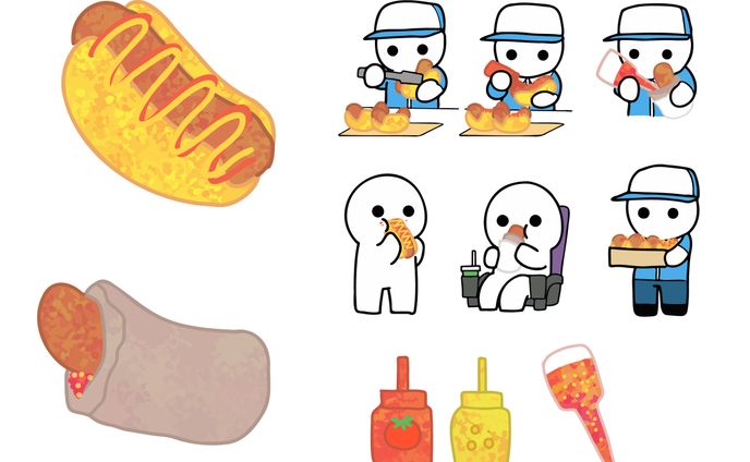 ホットドッグセット