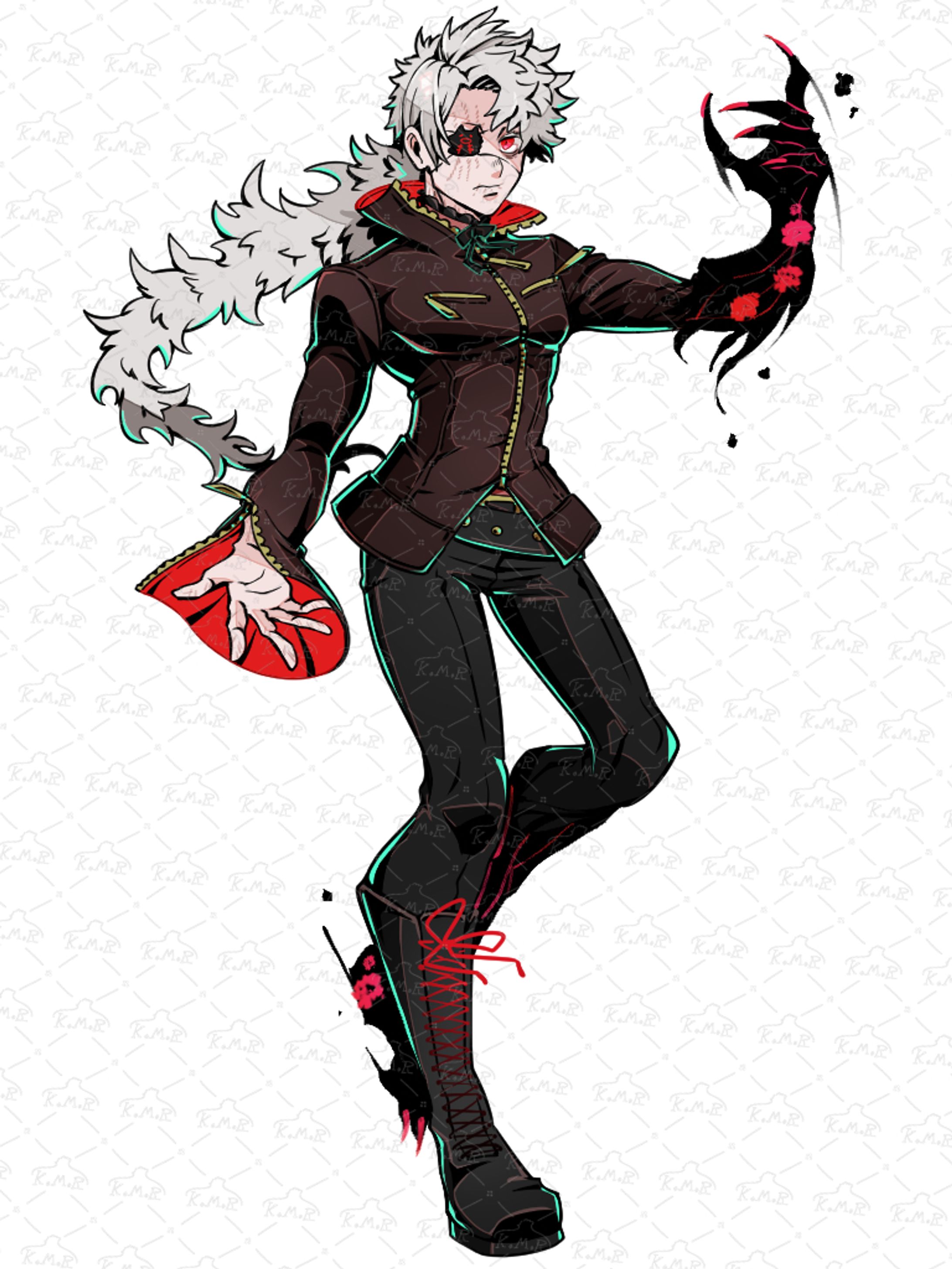 【創作】ロウカルダンサー・シロ立ち絵-1