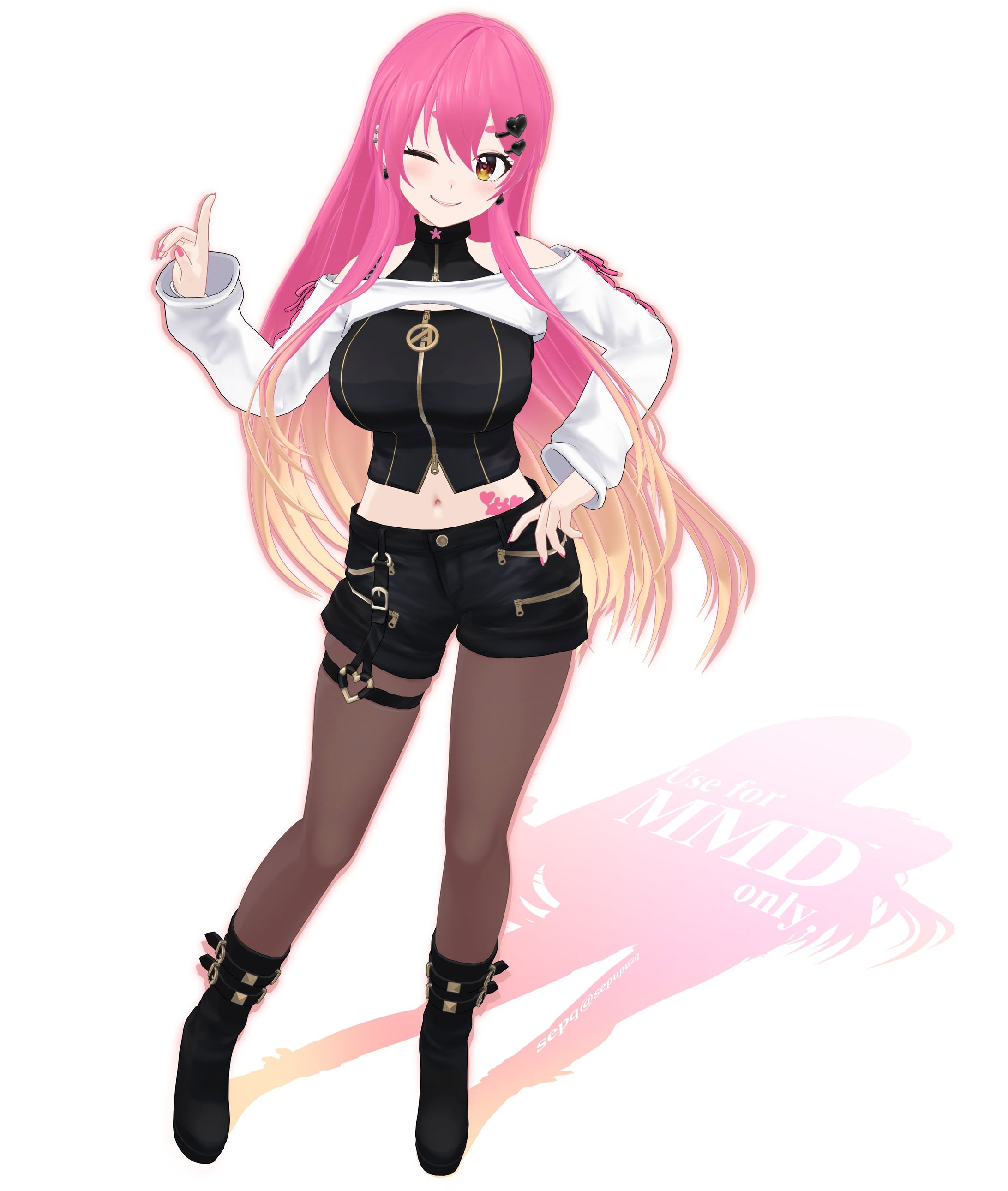 愛園愛美MMDモデル-1