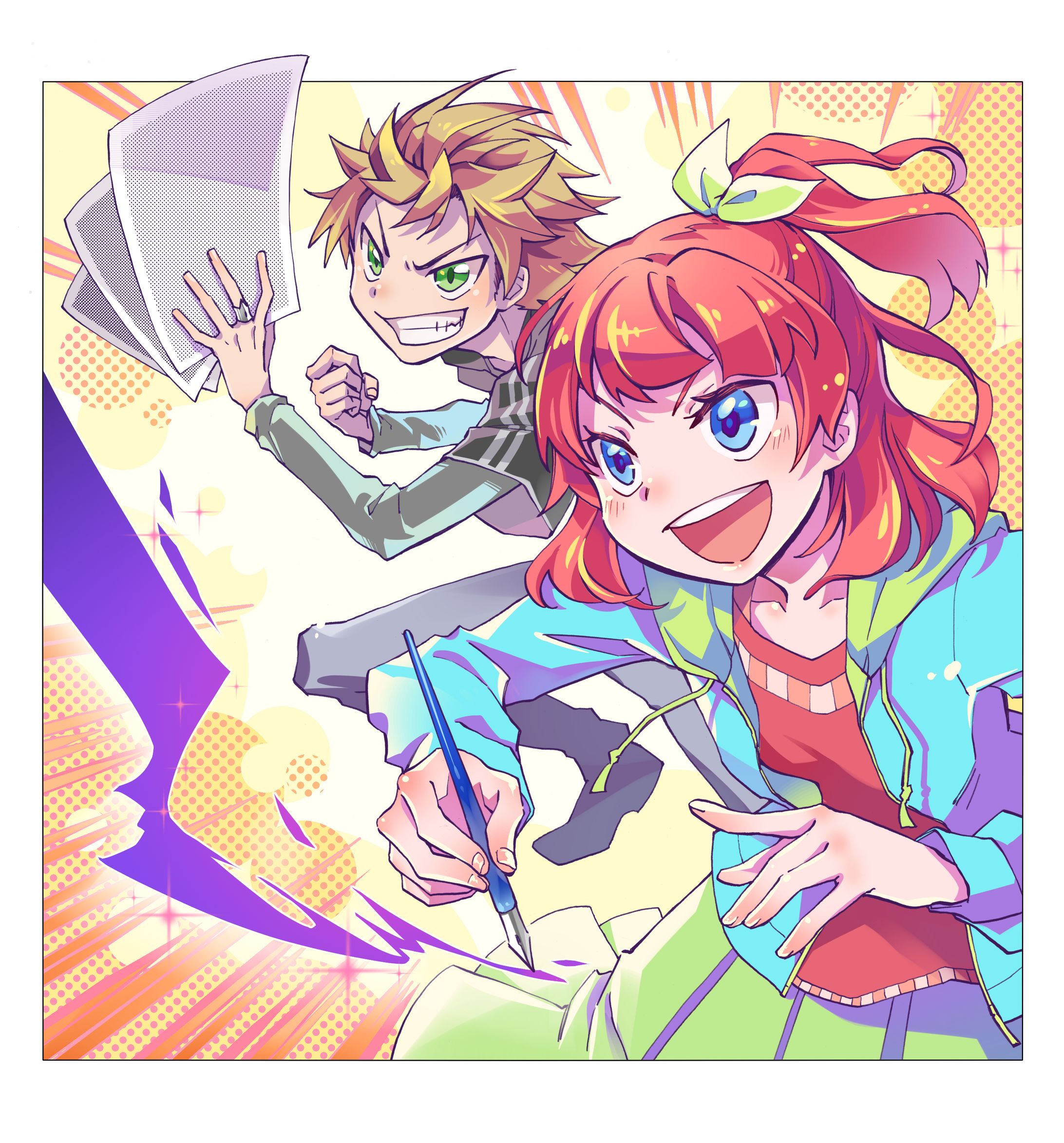 【ご依頼・2016】教本表紙・ゲームイラスト ３点まとめ-1
